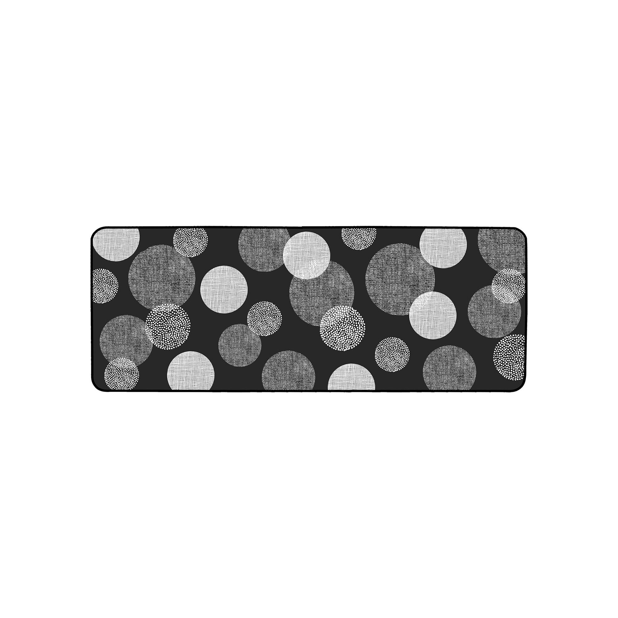 Tapis rectangulaire, imprimé rosaces