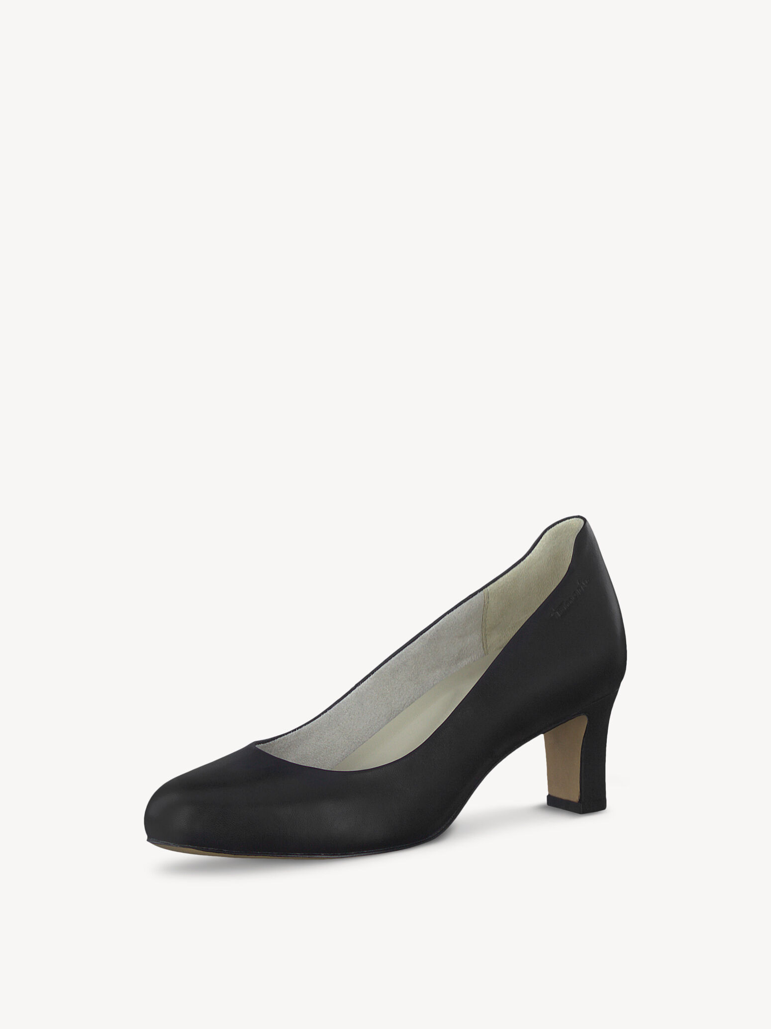 Escarpin en cuir - noir