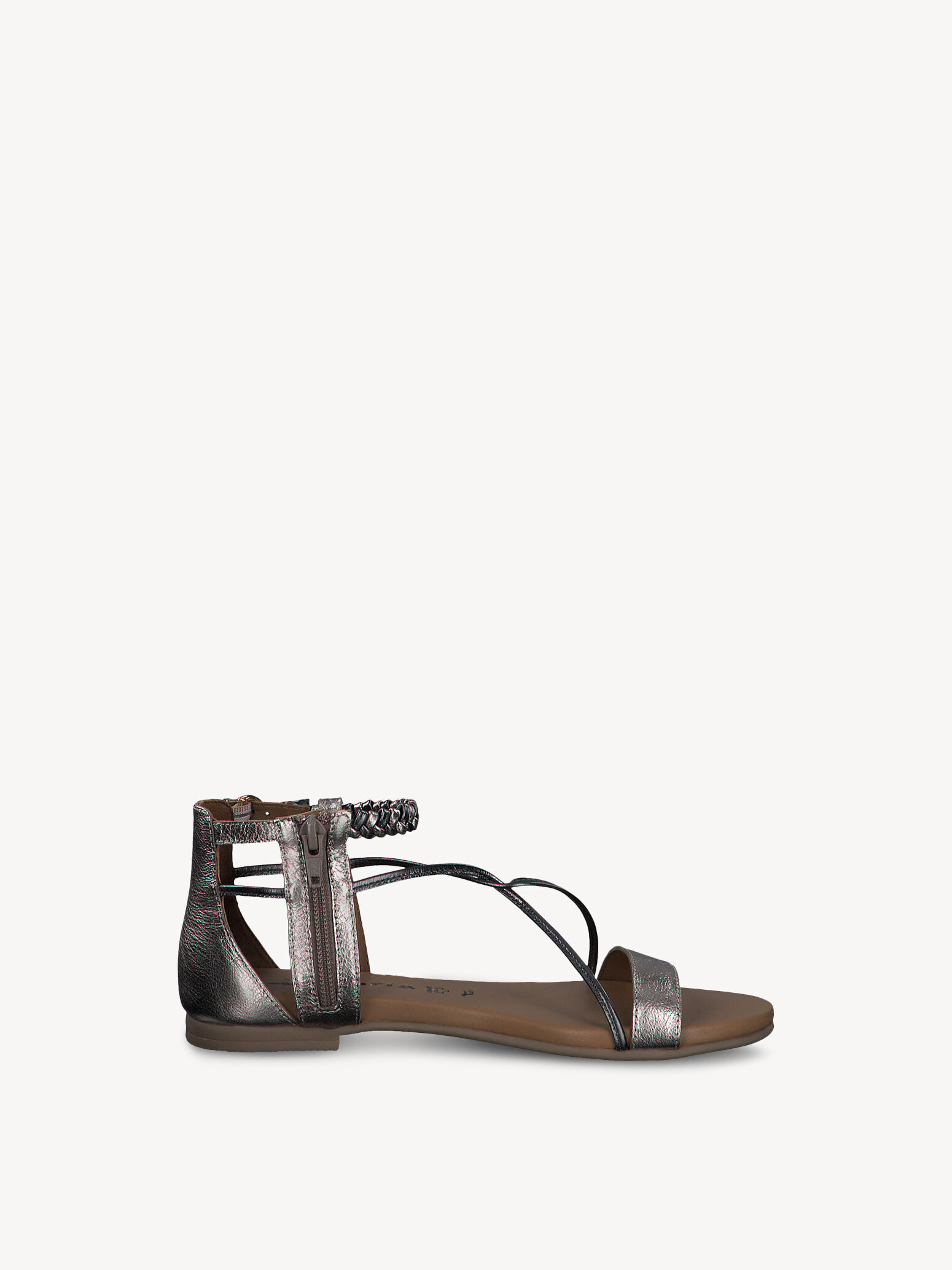 Sandale en cuir - blanc