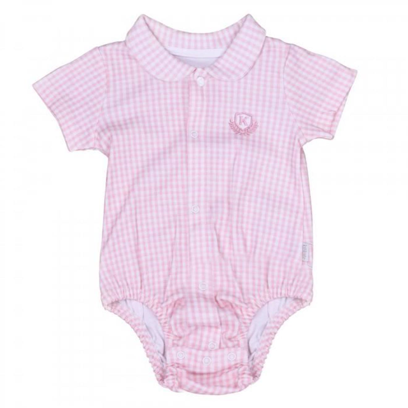 Body bébé manches courtes Vichy