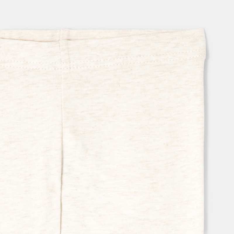 Legging bébé fille jersey beige chiné Catimini