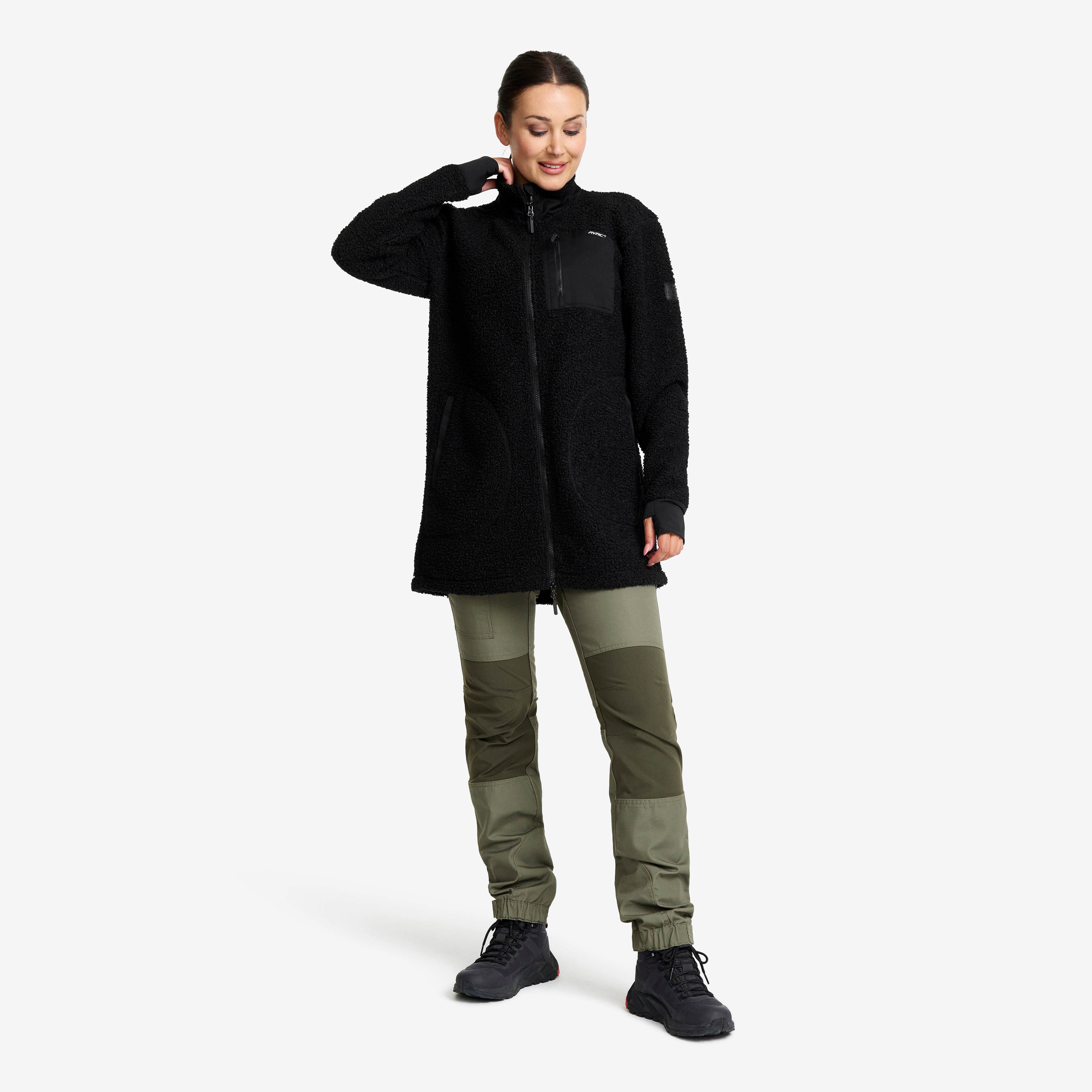 Bigfoot Long Pile Femme Jetblack