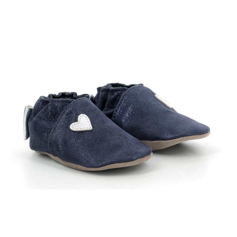 Chaussons cuir tannage vegetal Mini Love