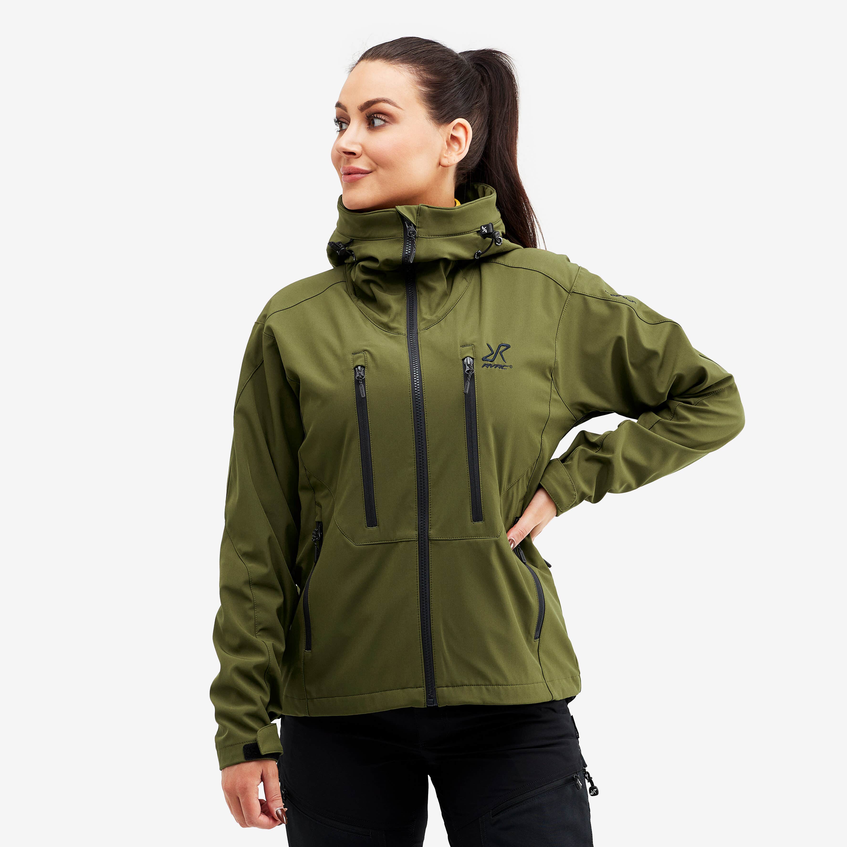 Trail Jacket Femme Dark Olive