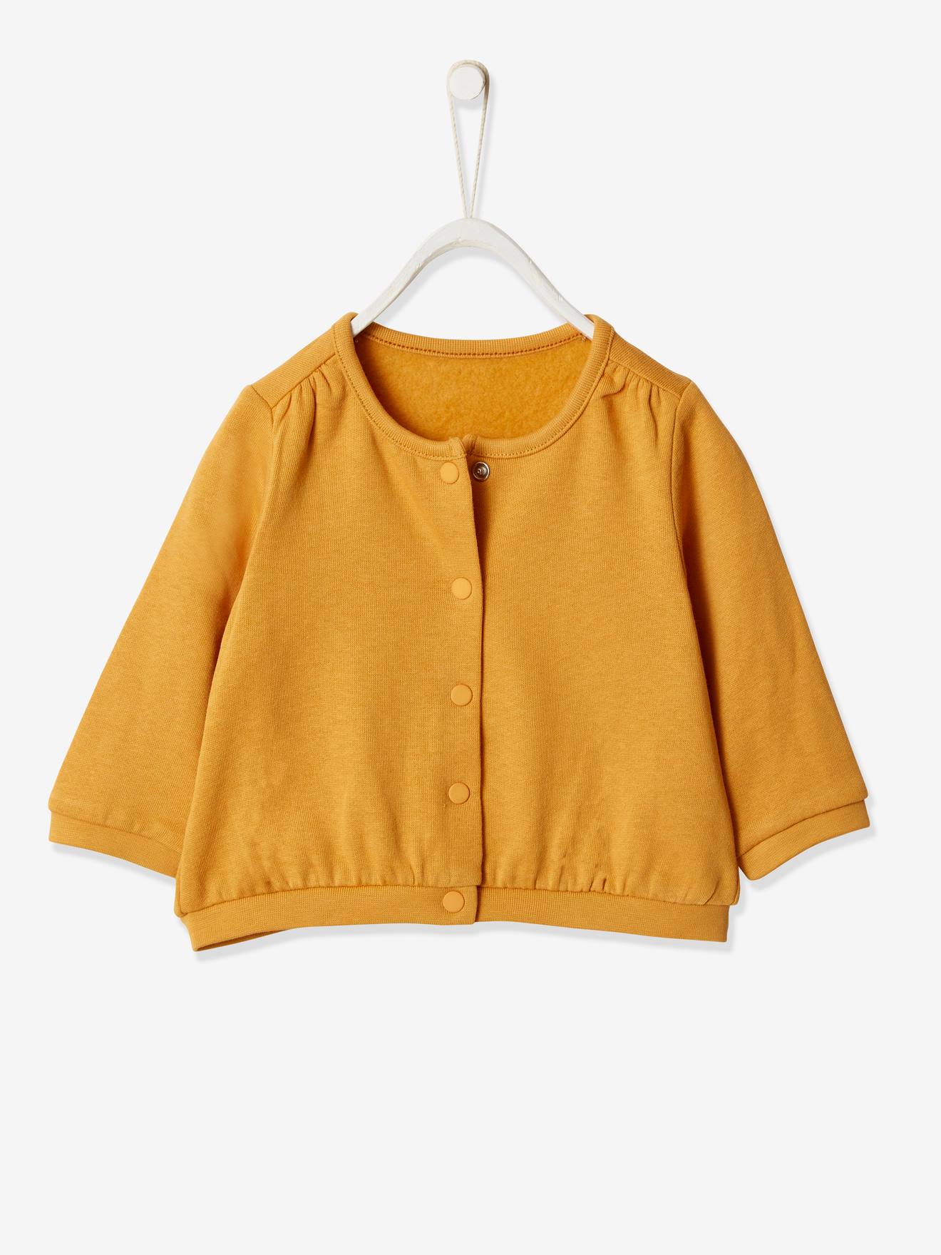 Ensemble 3 pièce robe + cardigan + bandeau bébé fille ivoire imprimé