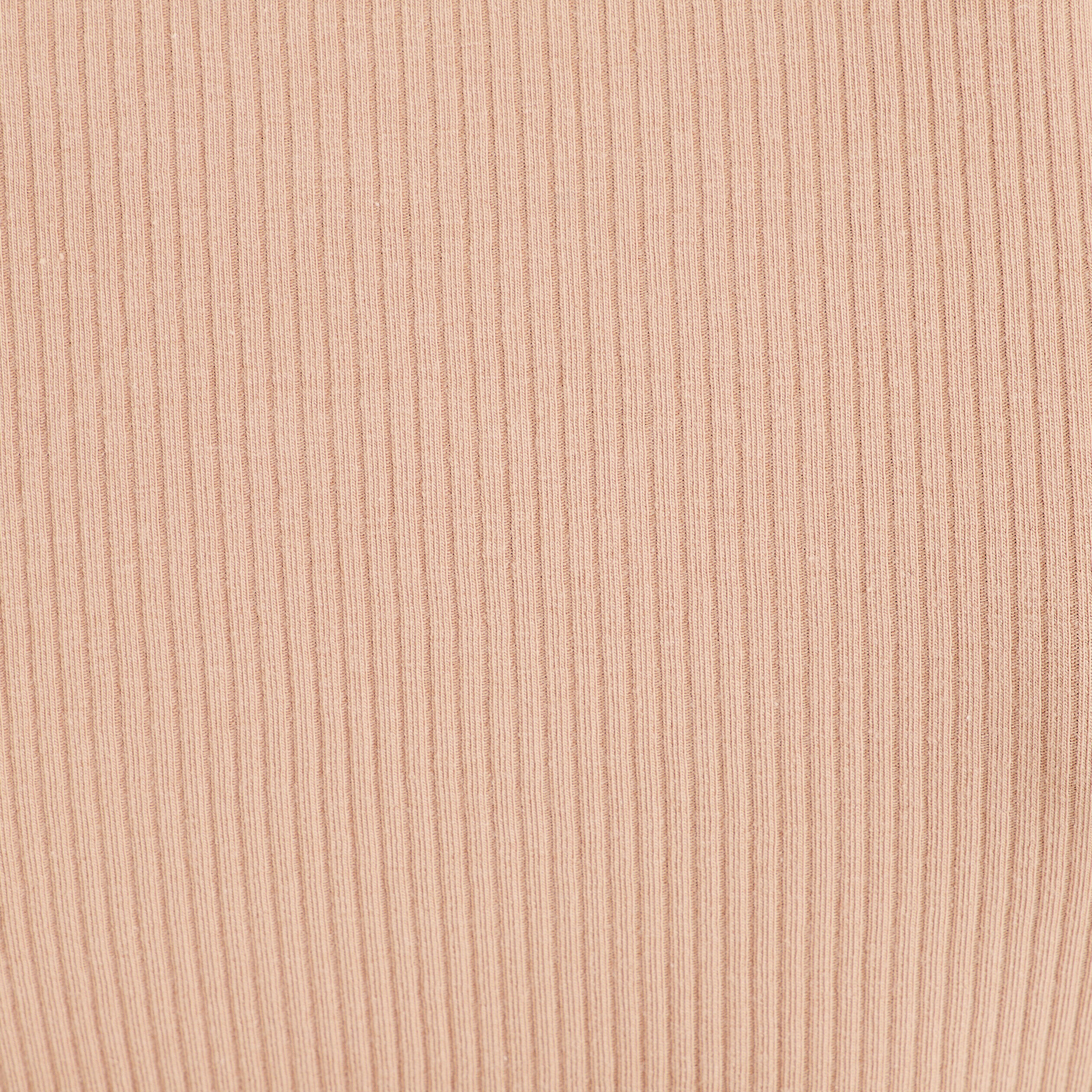 T-shirt maille côtelée beige femme | Cache Cache