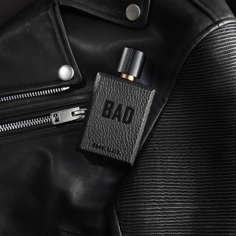 Diesel Bad Eau de Toilette Homme, Boisé frais, insolent et addictif