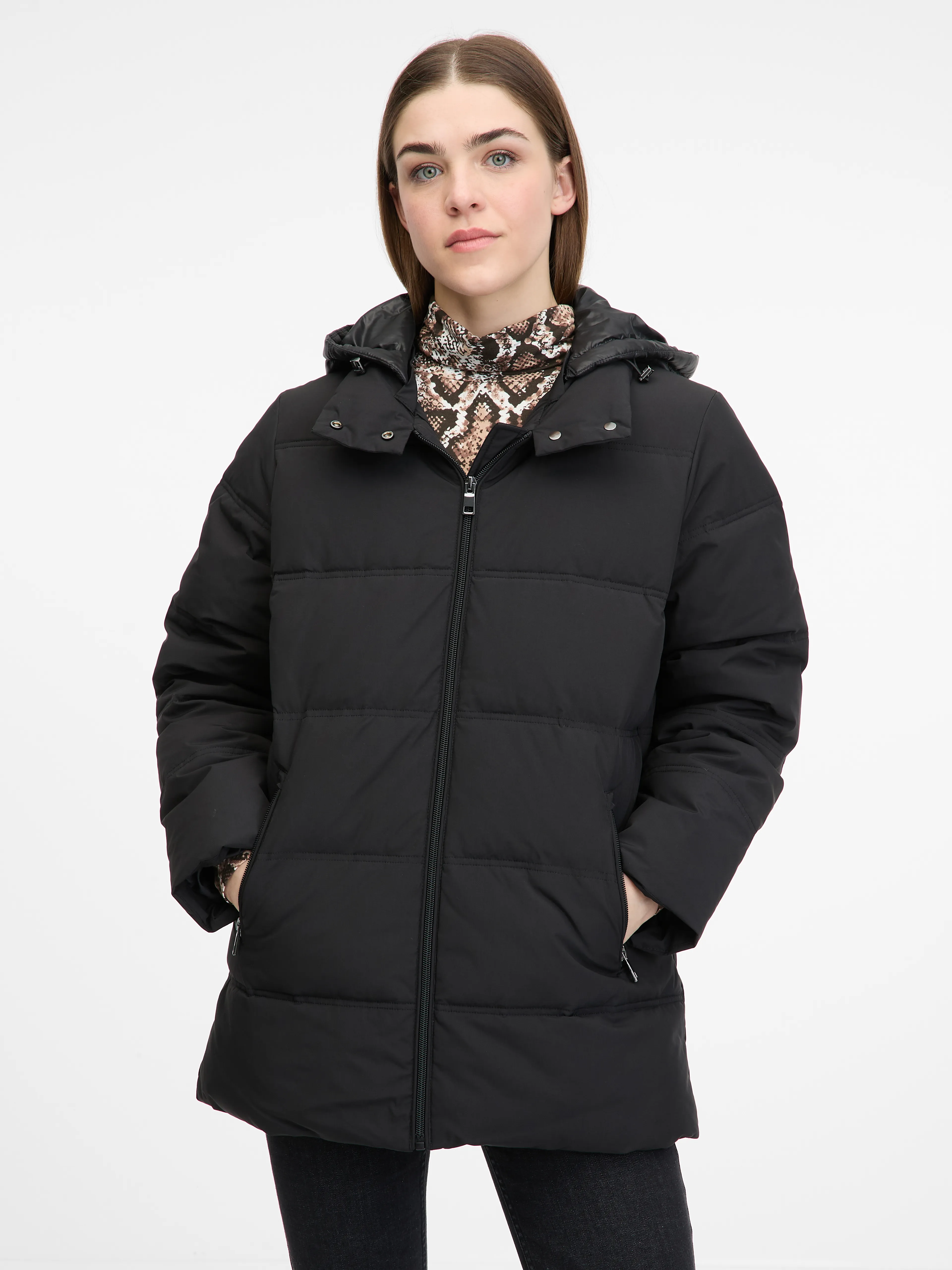 Schwarze Damen-Winterjacke ORSAY
