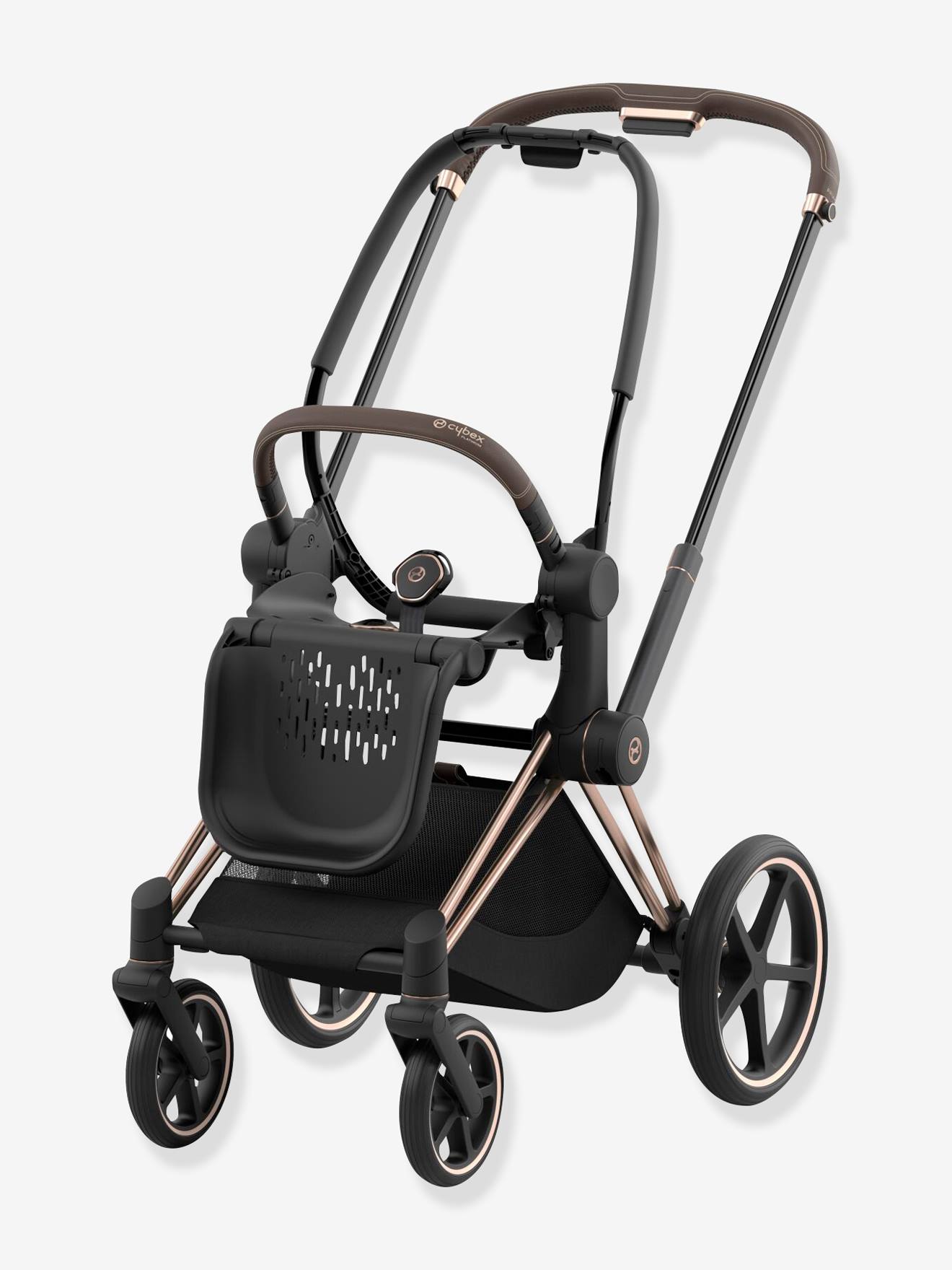 Poussette personnalisable Priam Nouvelle Génération CYBEX Platinum rose doré (rosegold)