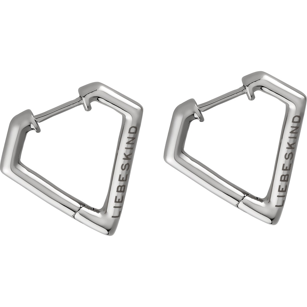 Liebeskind Boucles d'oreilles à fermoir à poussette Acier inoxydable Boucles d'oreilles