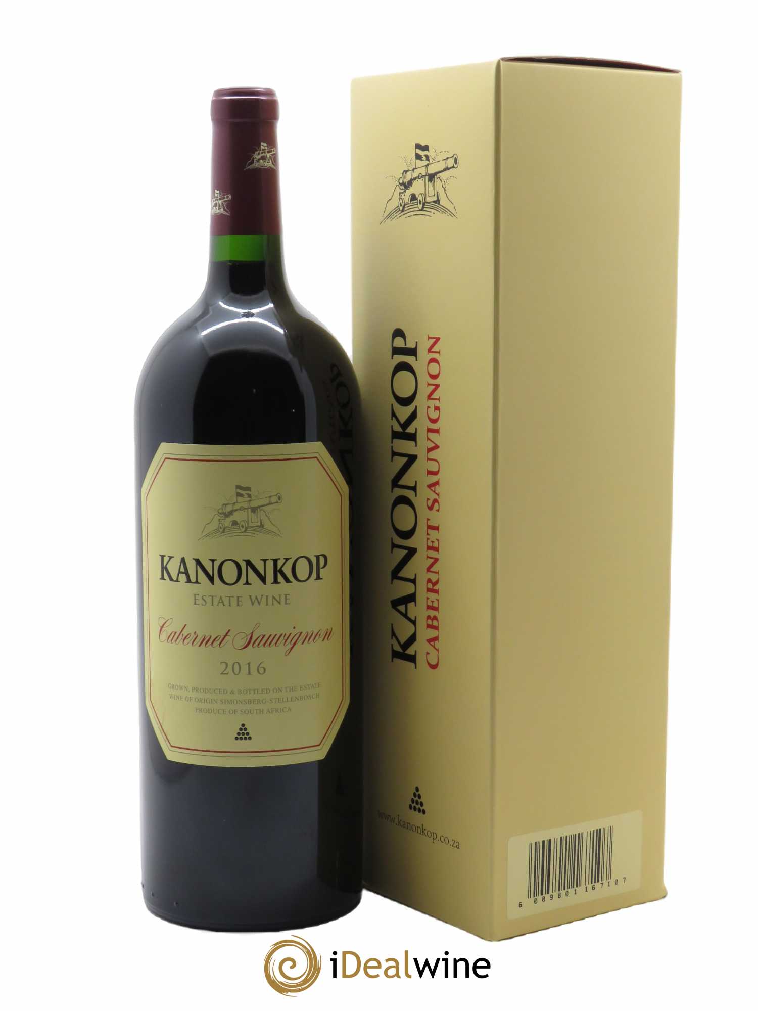 Stellenbosch Kanonkop Cabernet Sauvignon  2016 - Lot de 1 Magnum