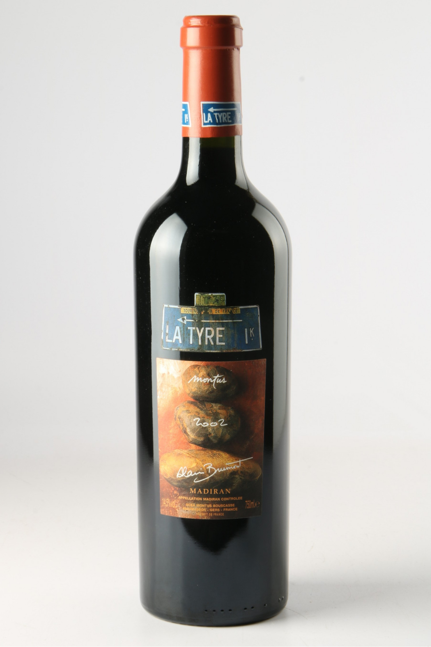 Vin 2002 CHÂTEAU MONTUS La Tyre Madiran 2002, Madiran. Vin ancien - SoDivin