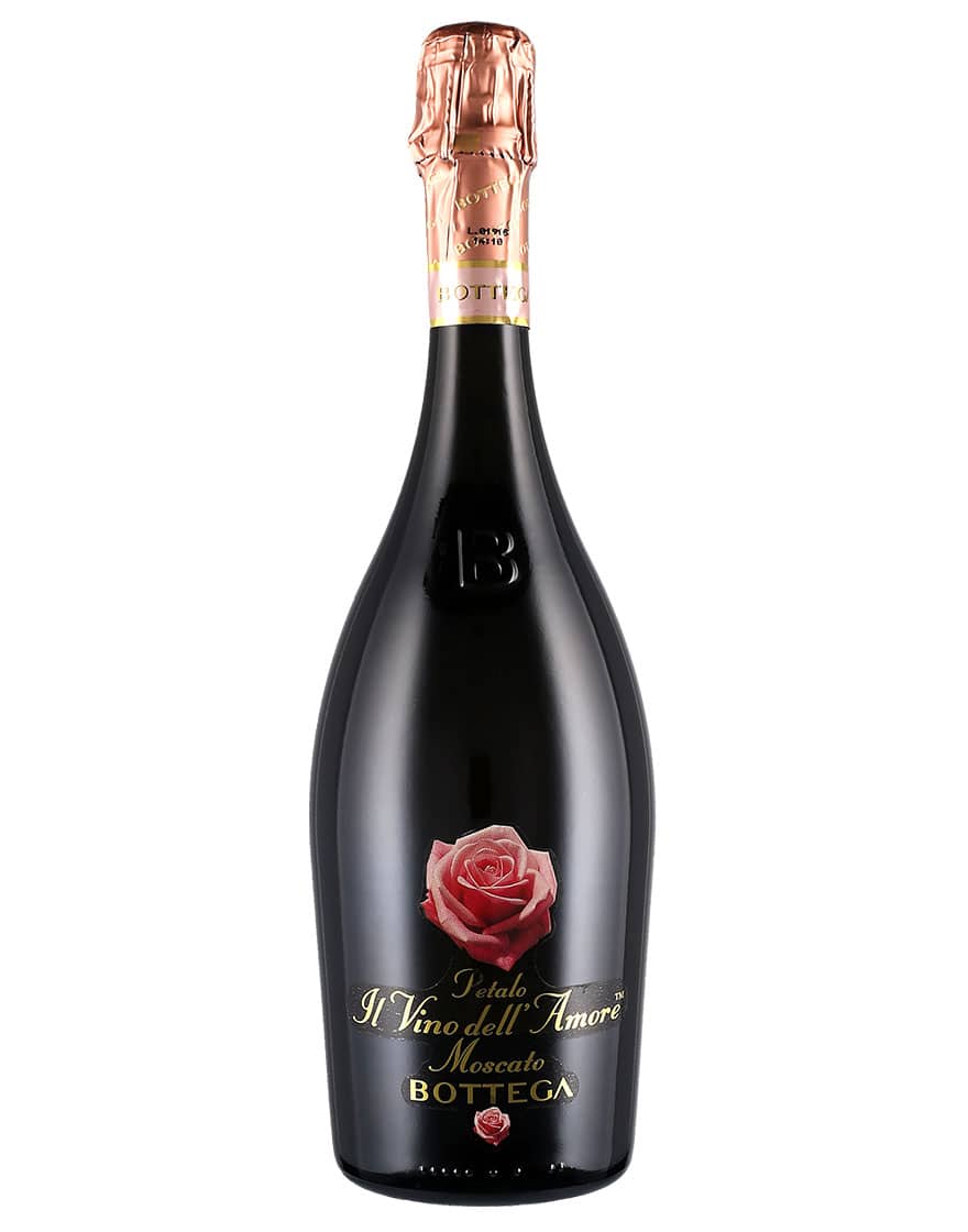 Vino Spumante di Qualità del tipo Aromatico Petalo Il Vino dell'Amore Moscato Bottega 0,75 ℓ