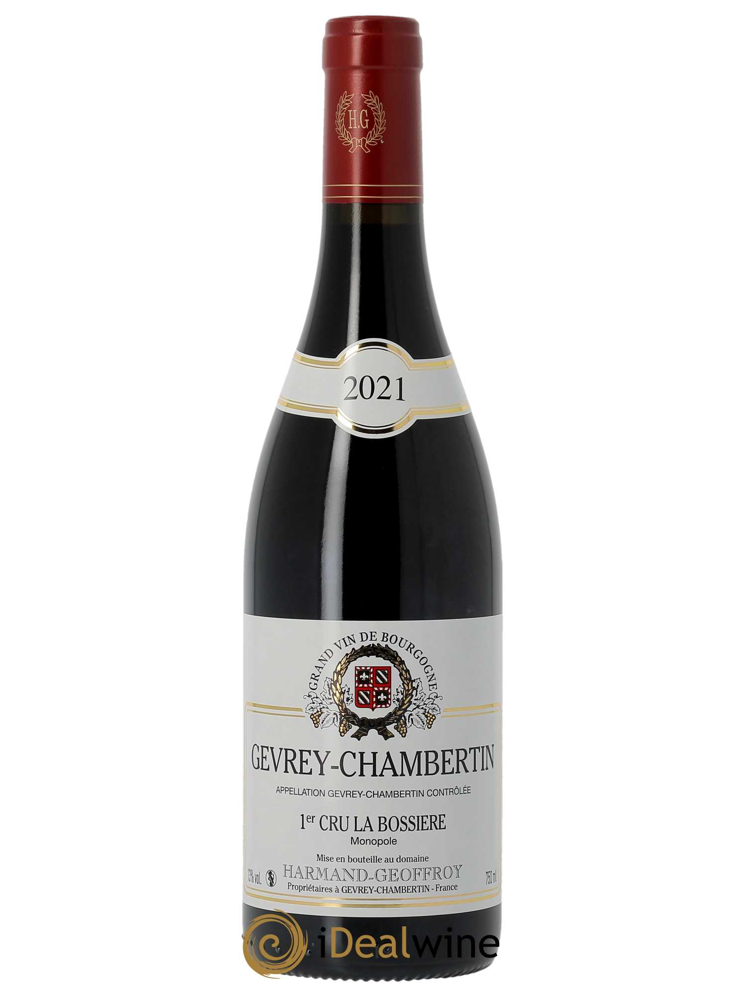 Gevrey-Chambertin 1er Cru La Bossière Harmand-Geoffroy (Domaine)  2021 - Lot de 1 Bouteille