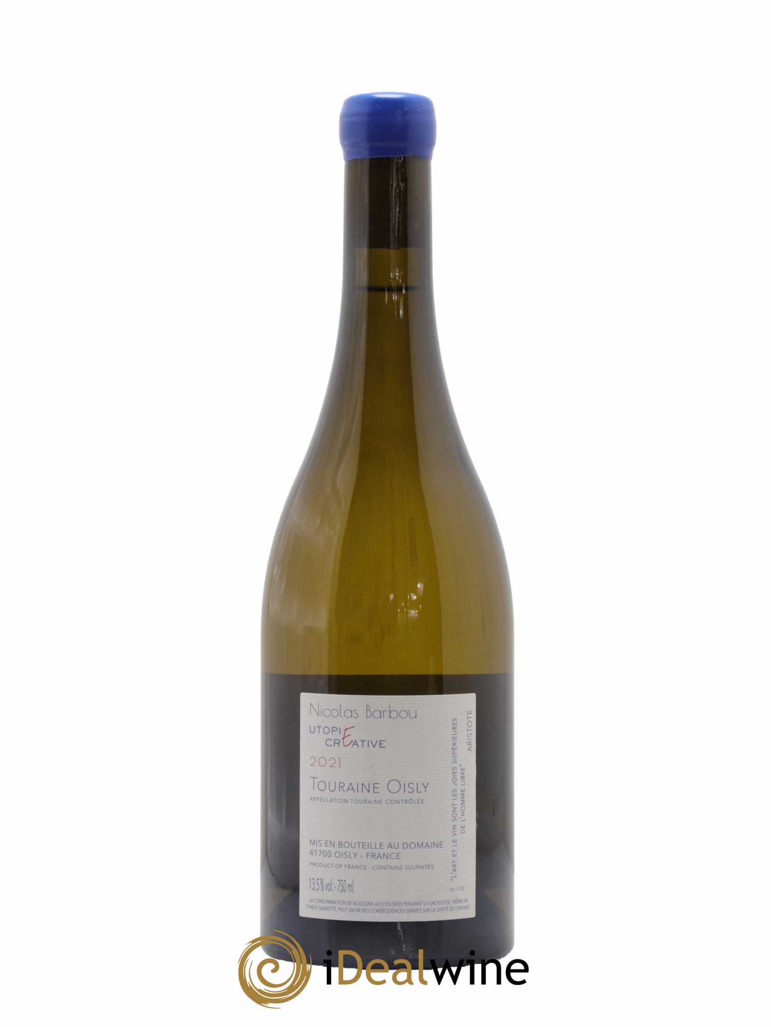 Touraine Oisly Utopie Créative Nicolas Barbou  2021 - Lot de 1 Bouteille
