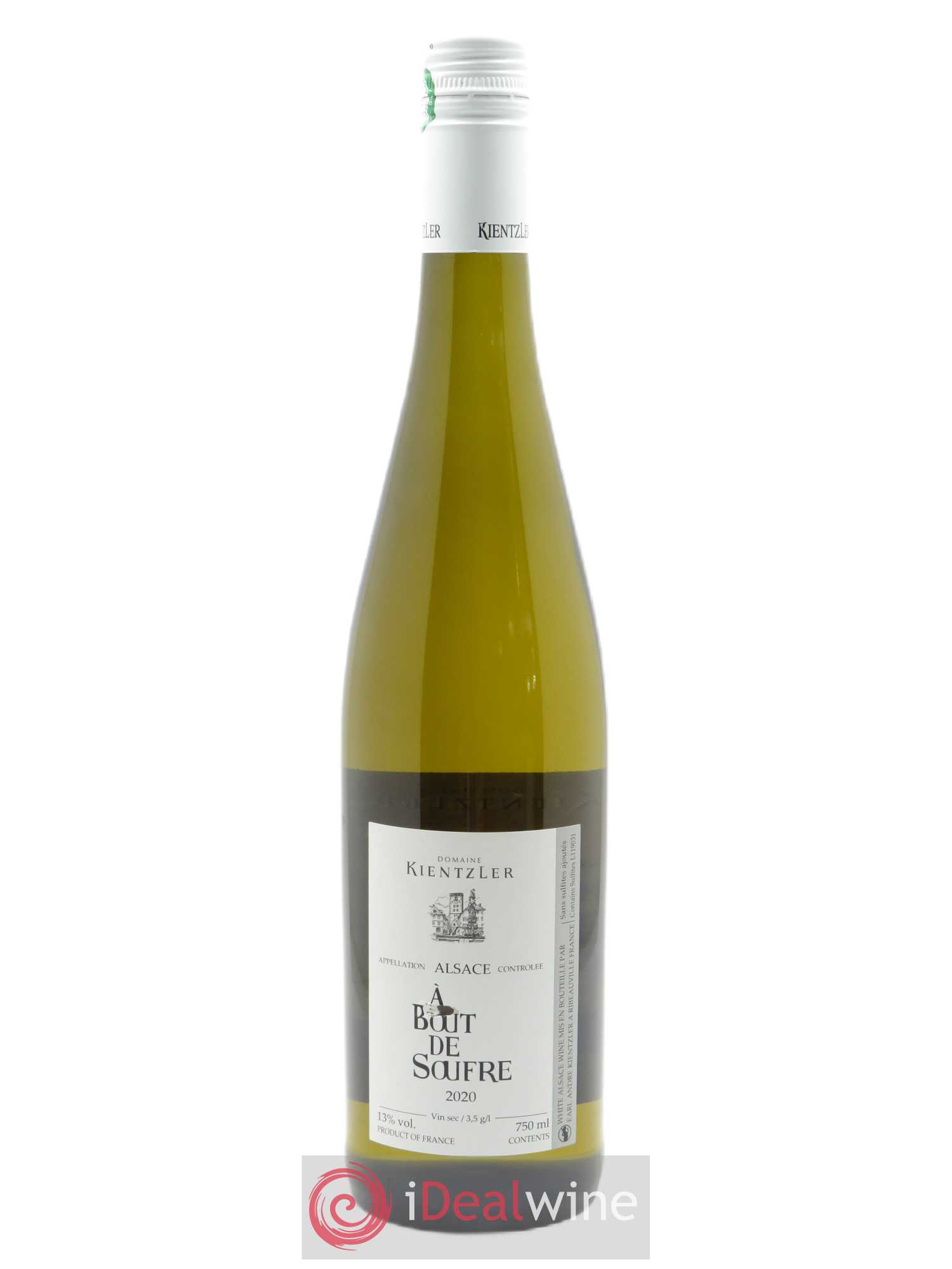 Alsace A bout de soufre Kientzler  2020 - Lot de 1 Bouteille