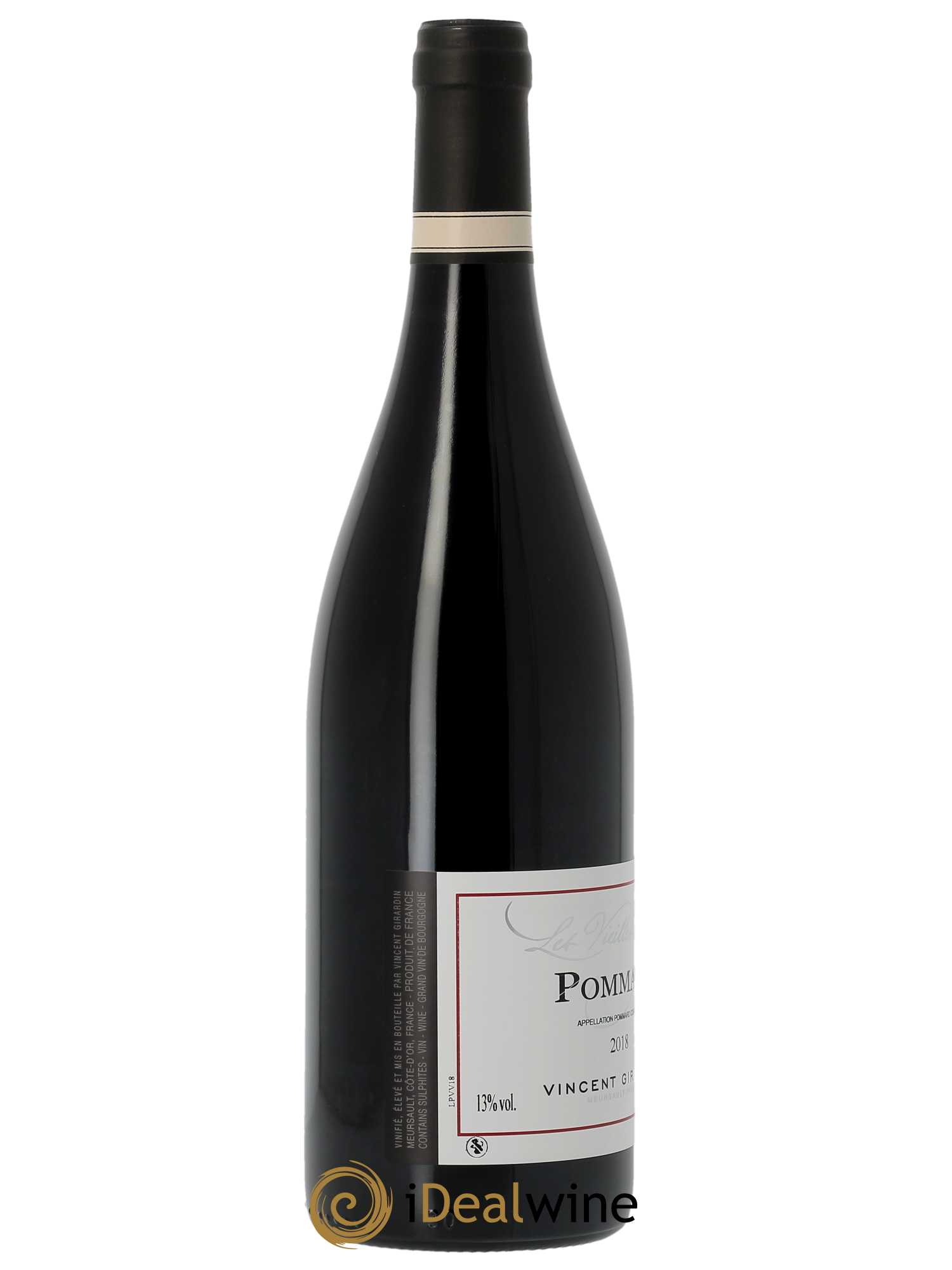 Pommard Vieilles Vignes Vincent Girardin (Domaine)  2018 - Lot de 1 Bouteille