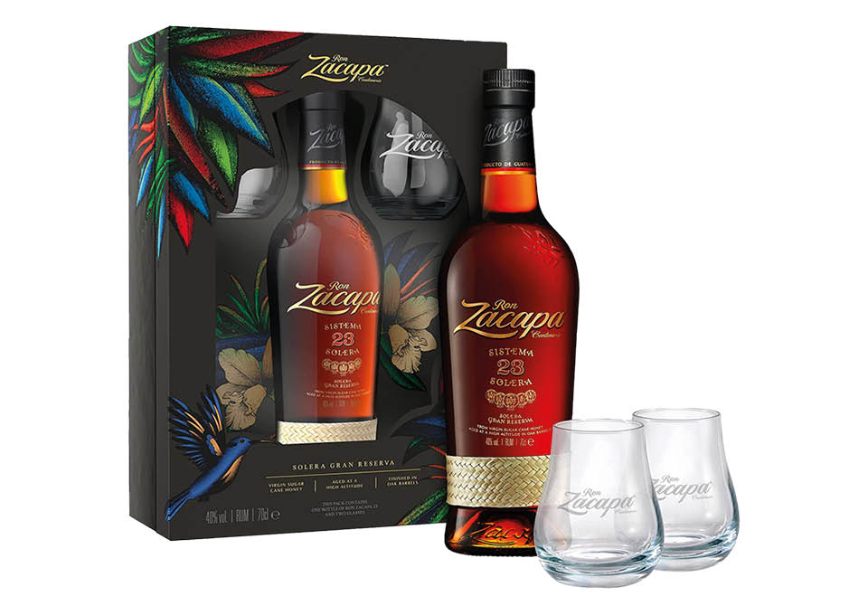 Ron de Guatemala DOP Solera Gran Reserva 23 Ron Zacapa 0,7 ℓ, Embal...
