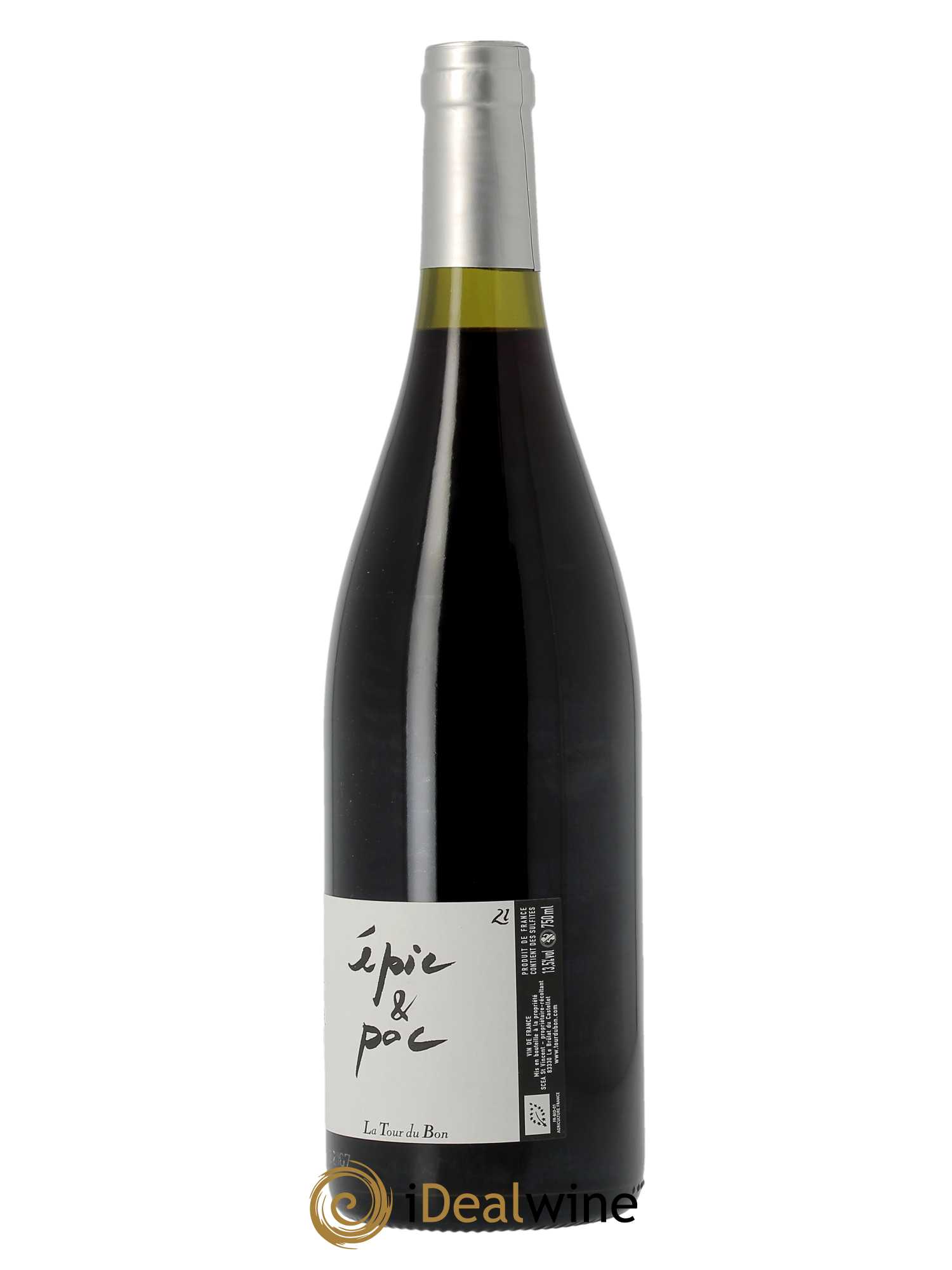 Vin de France La Tour du Bon Epic et poc Agnès Henry  2021 - Lot de 1 Bouteille