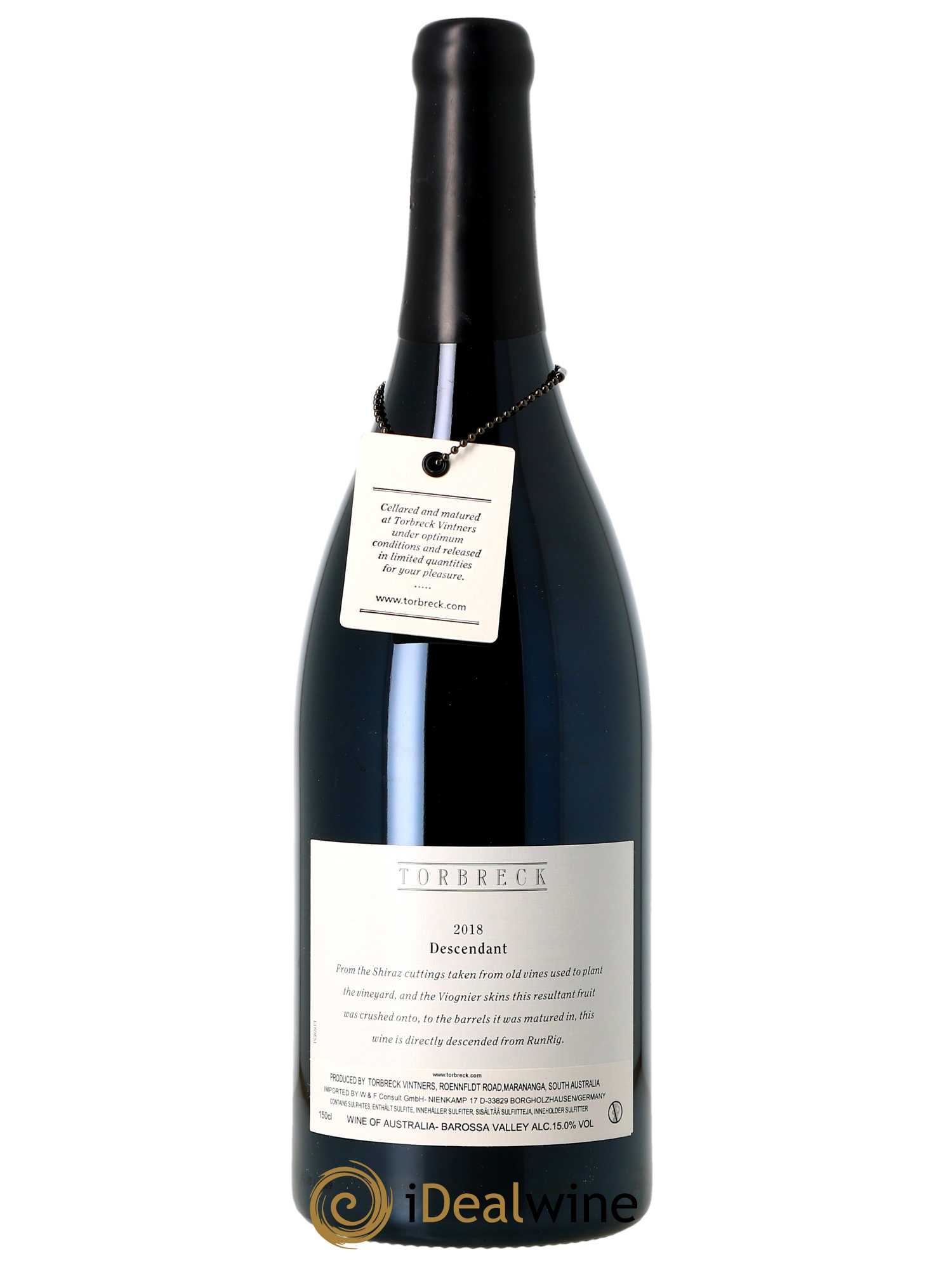Barossa Valley Torbreck Descendant  2018 - Lot de 1 Magnum