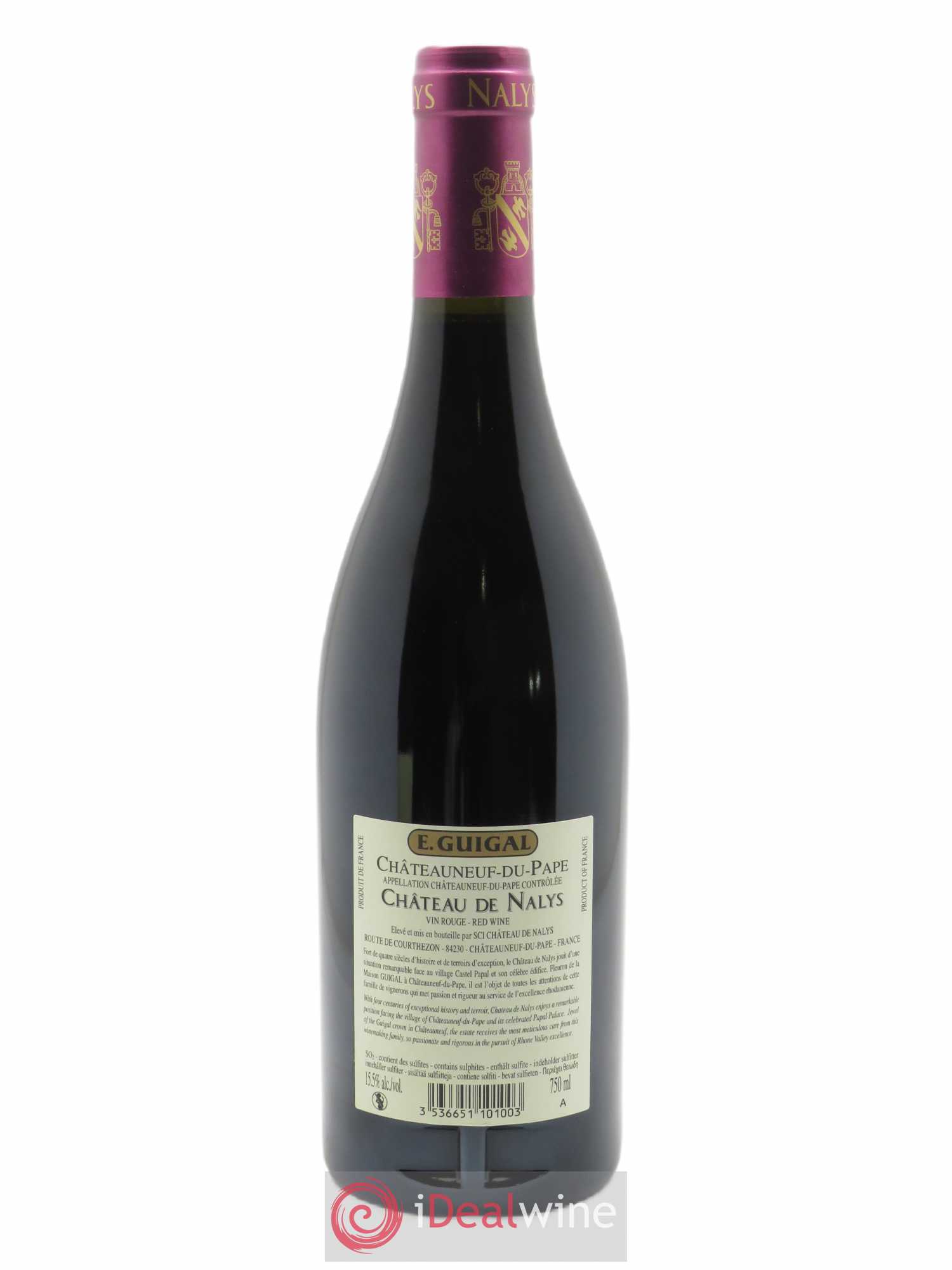 Châteauneuf-du-Pape Château de Nalys  2019 - Lot de 1 Bouteille