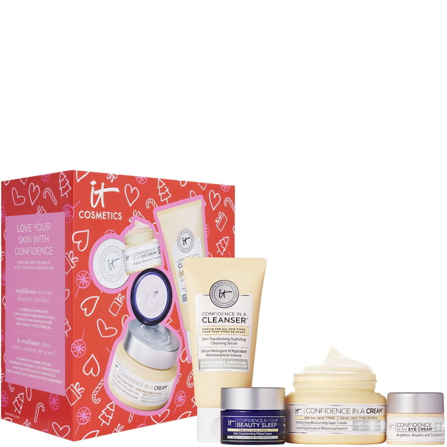 It Cosmetics Love YourSkin with Confidence Coffret Soins Visage Anti-Age - 4 Soins