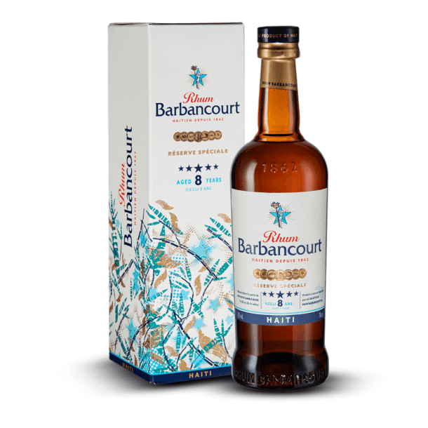 Barbancourt 8 Ans Cinq Etoiles 43% + étui