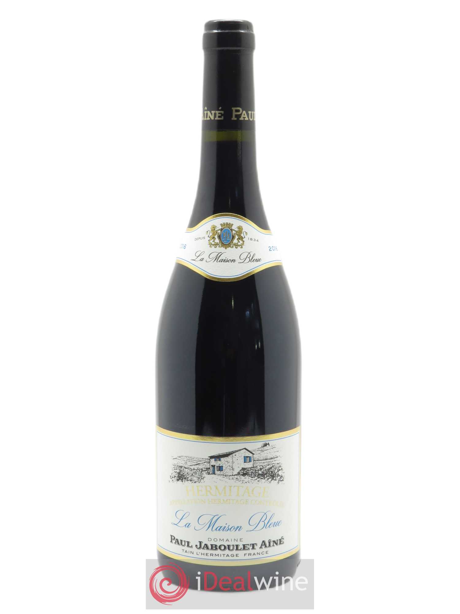 Hermitage La Maison Bleue Paul Jaboulet Ainé  2016 - Lot de 1 Bouteille