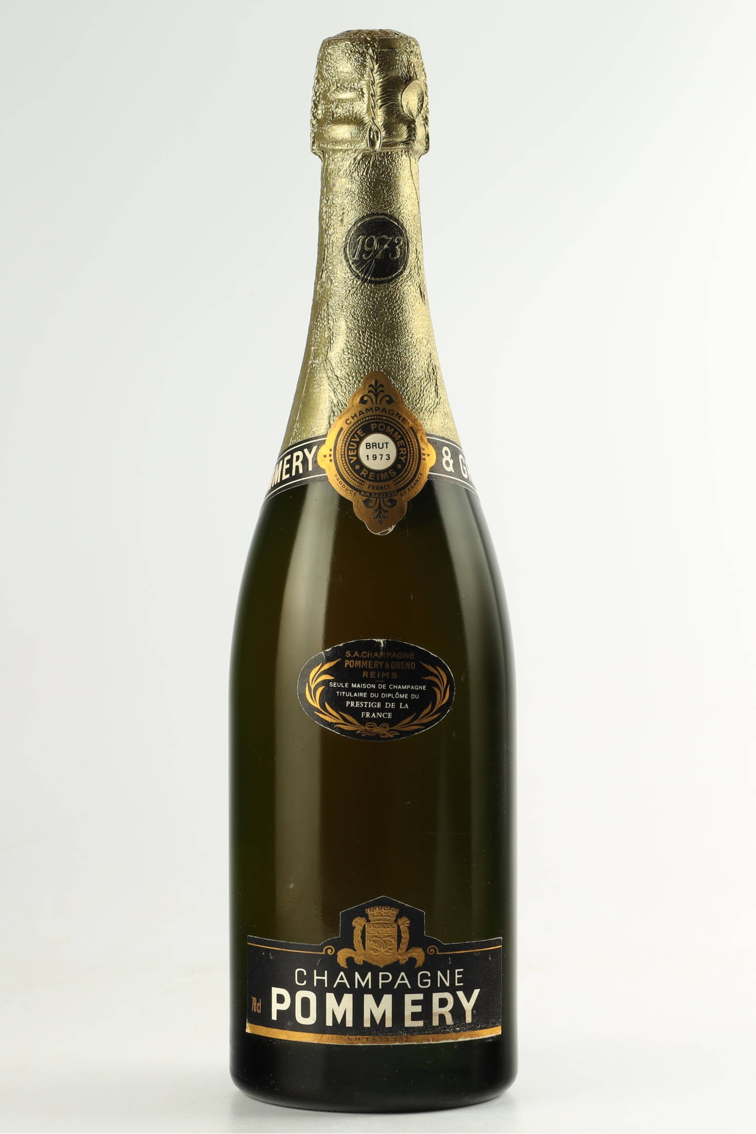 Vin 1973 POMMERY Brut 1973, Champagne. Vin ancien - SoDivin