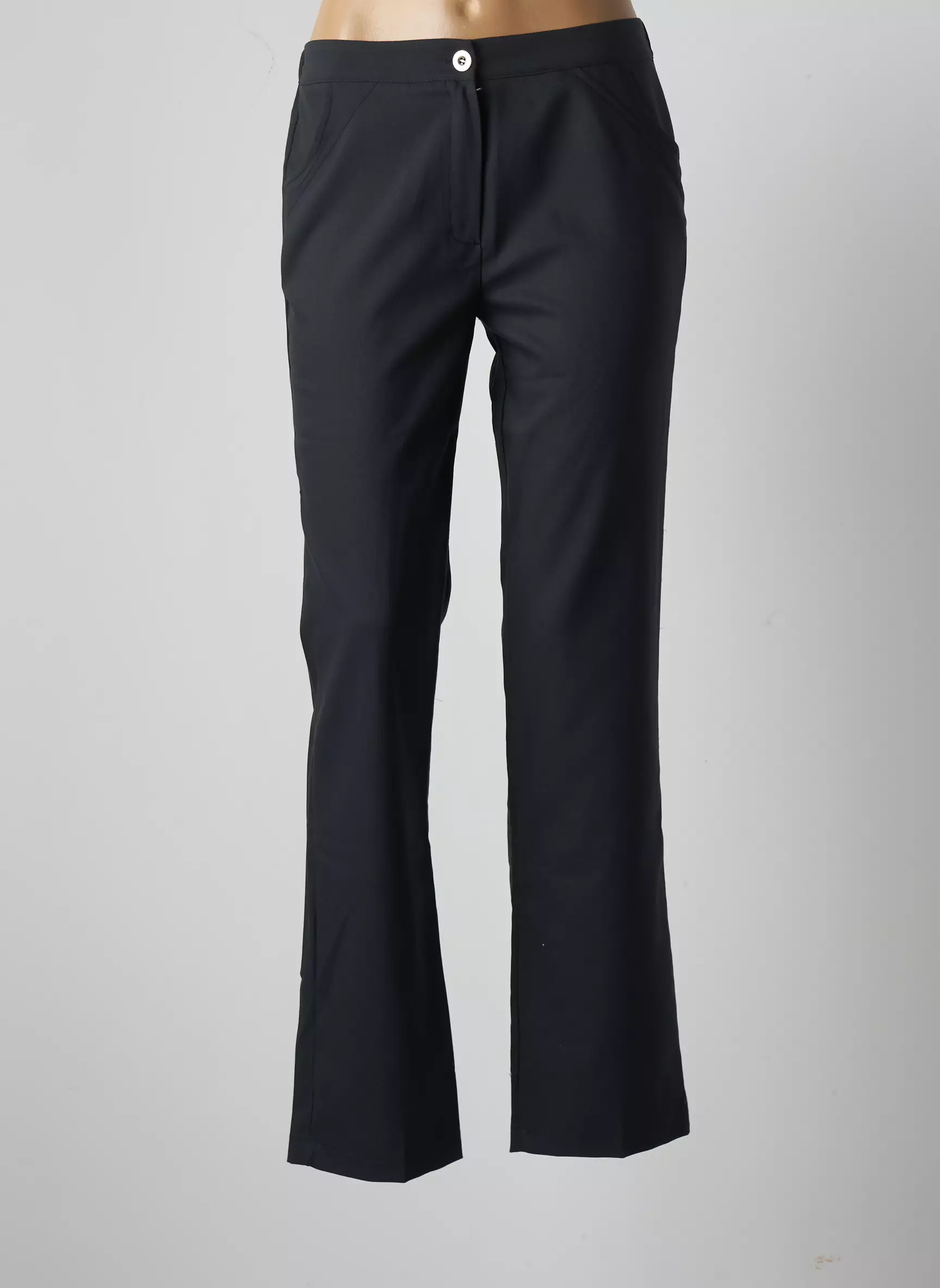 Multiples Pantalons Droits Femme couleur gris