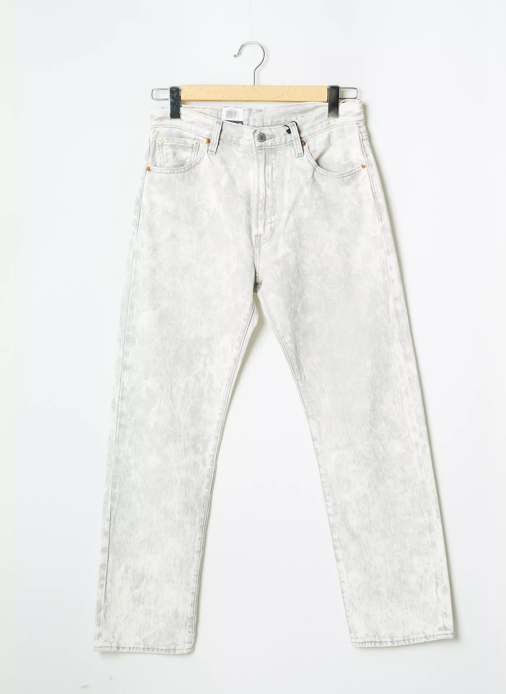 Levis Jeans Coupe Droite Femme couleur gris
