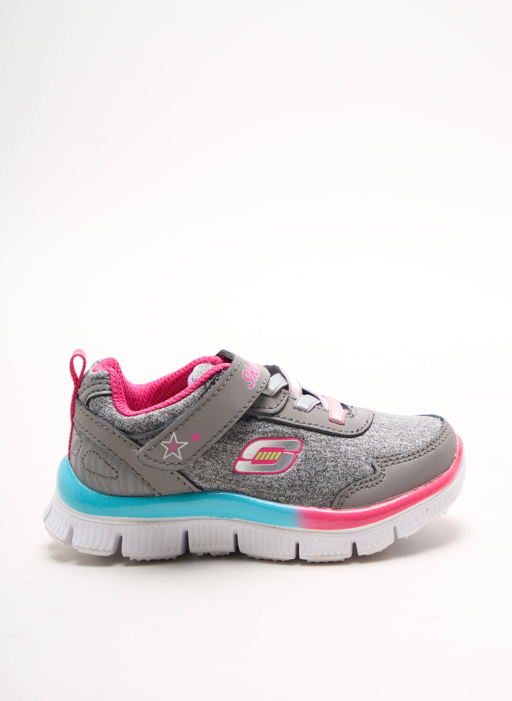 Skechers Baskets Fille couleur gris