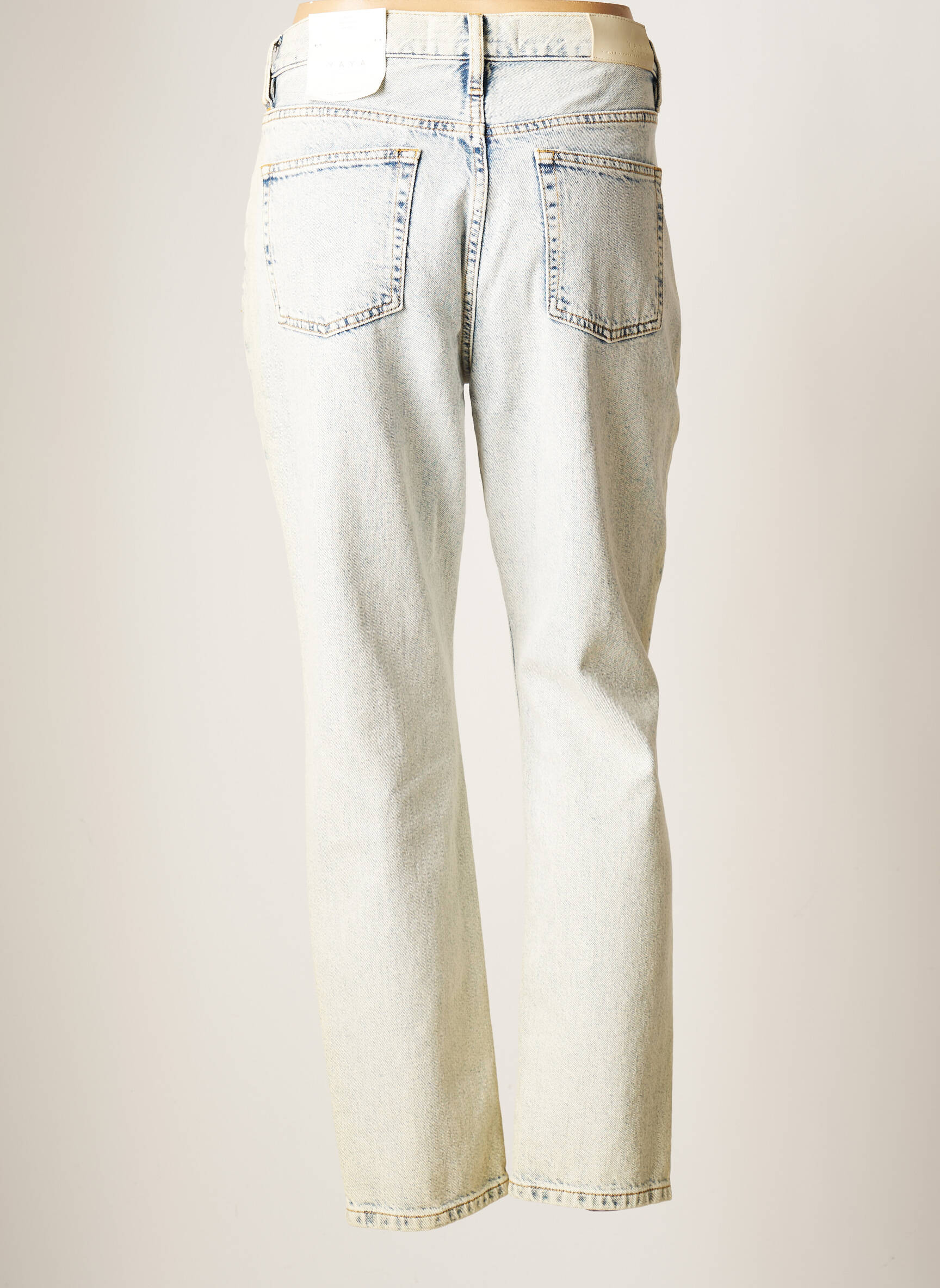 Yaya Jeans Coupe Droite Femme couleur bleu
