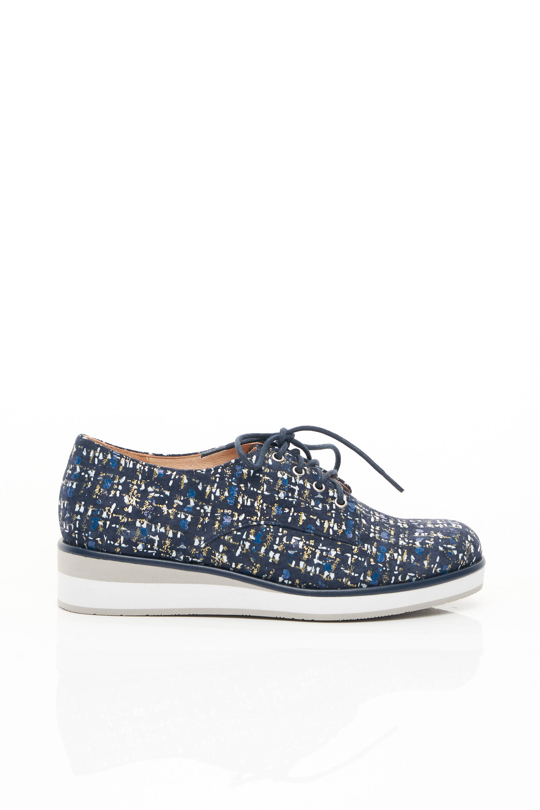 Fugitive By Francesco Rossi Derby Femme couleur bleu