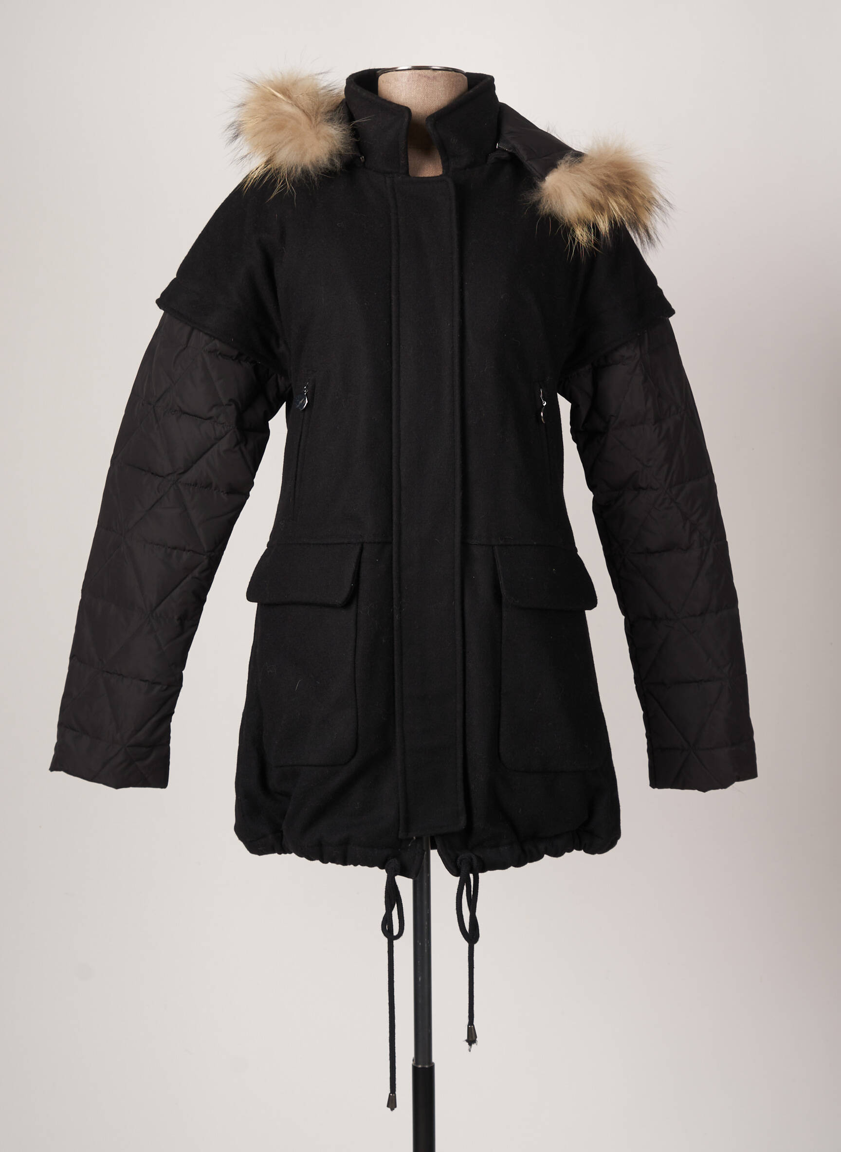 Cristina Gavioli Manteaux Courts Femme couleur noir