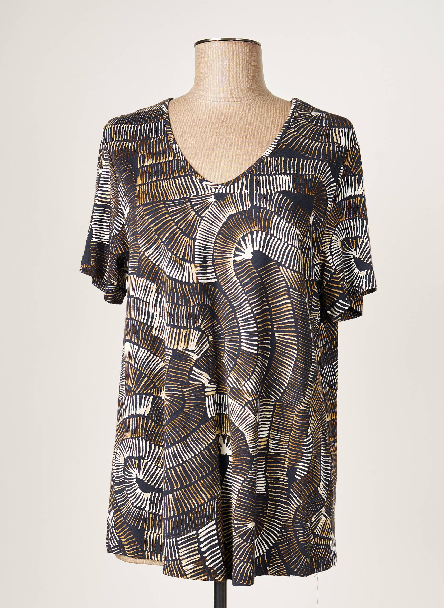 Ciso Tuniquemanchecourte Femme couleur bleu