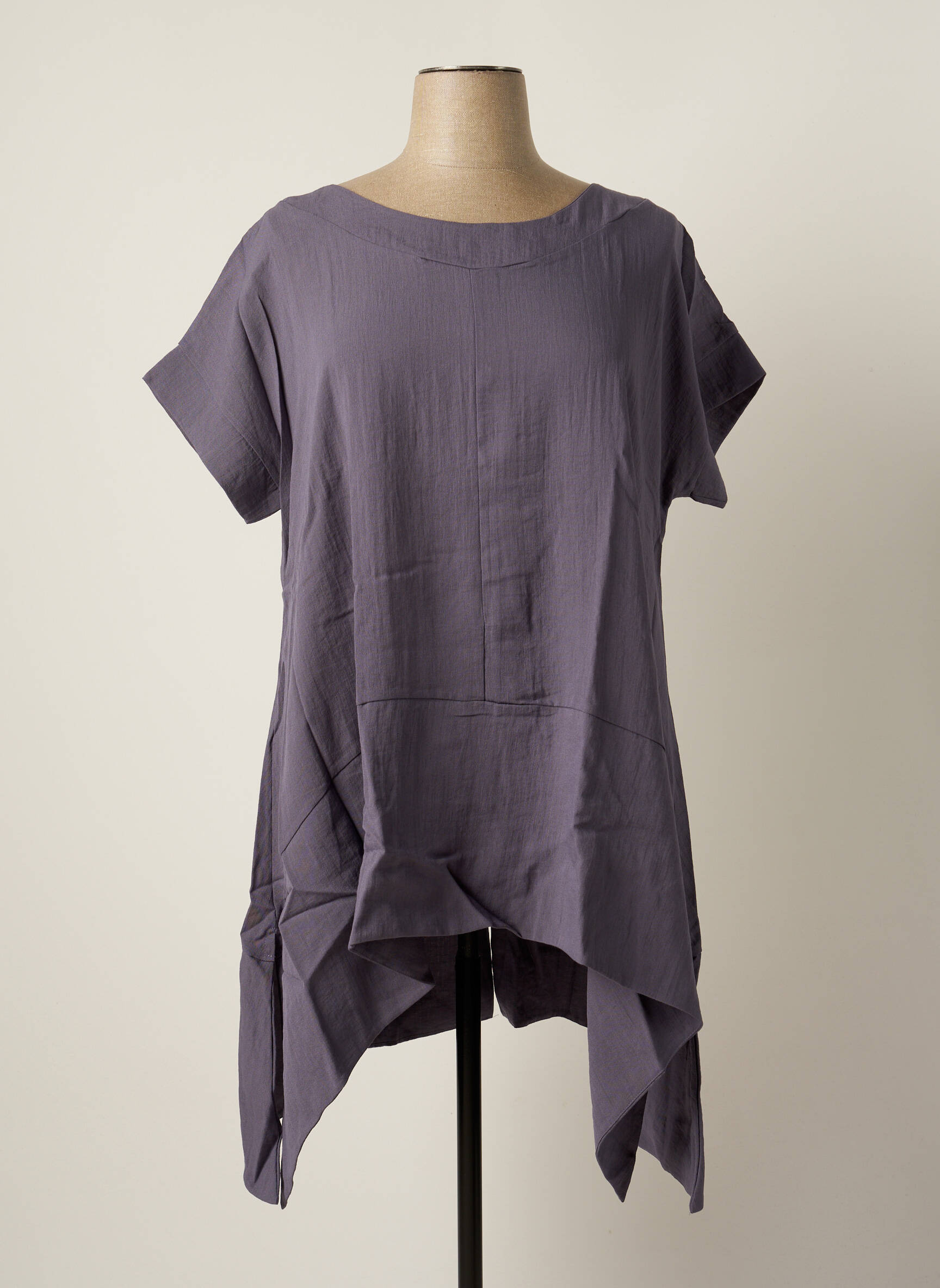 G Oze Tuniquemanchecourte Femme couleur gris