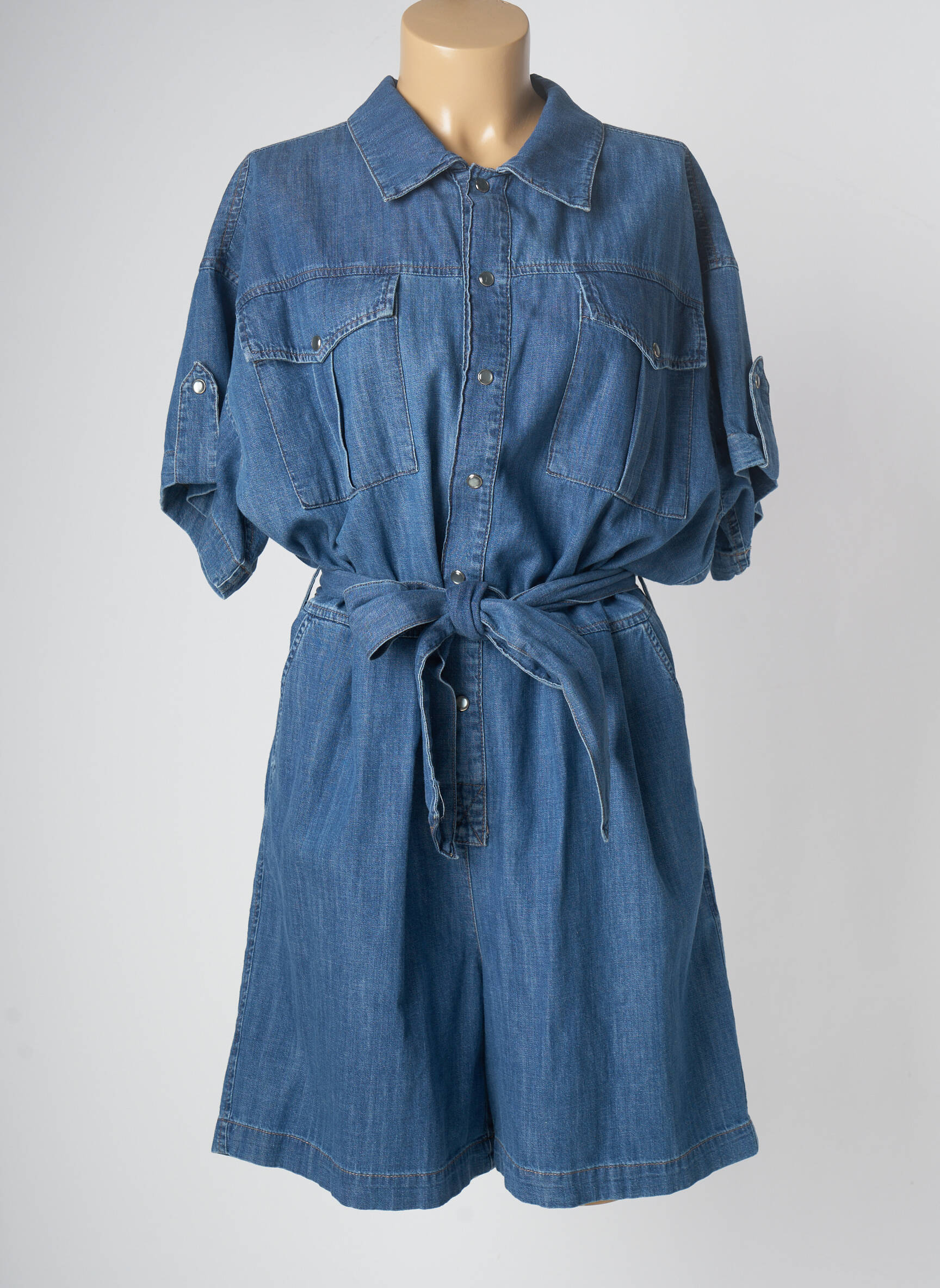 Almanegra Combi Shorts Femme couleur bleu