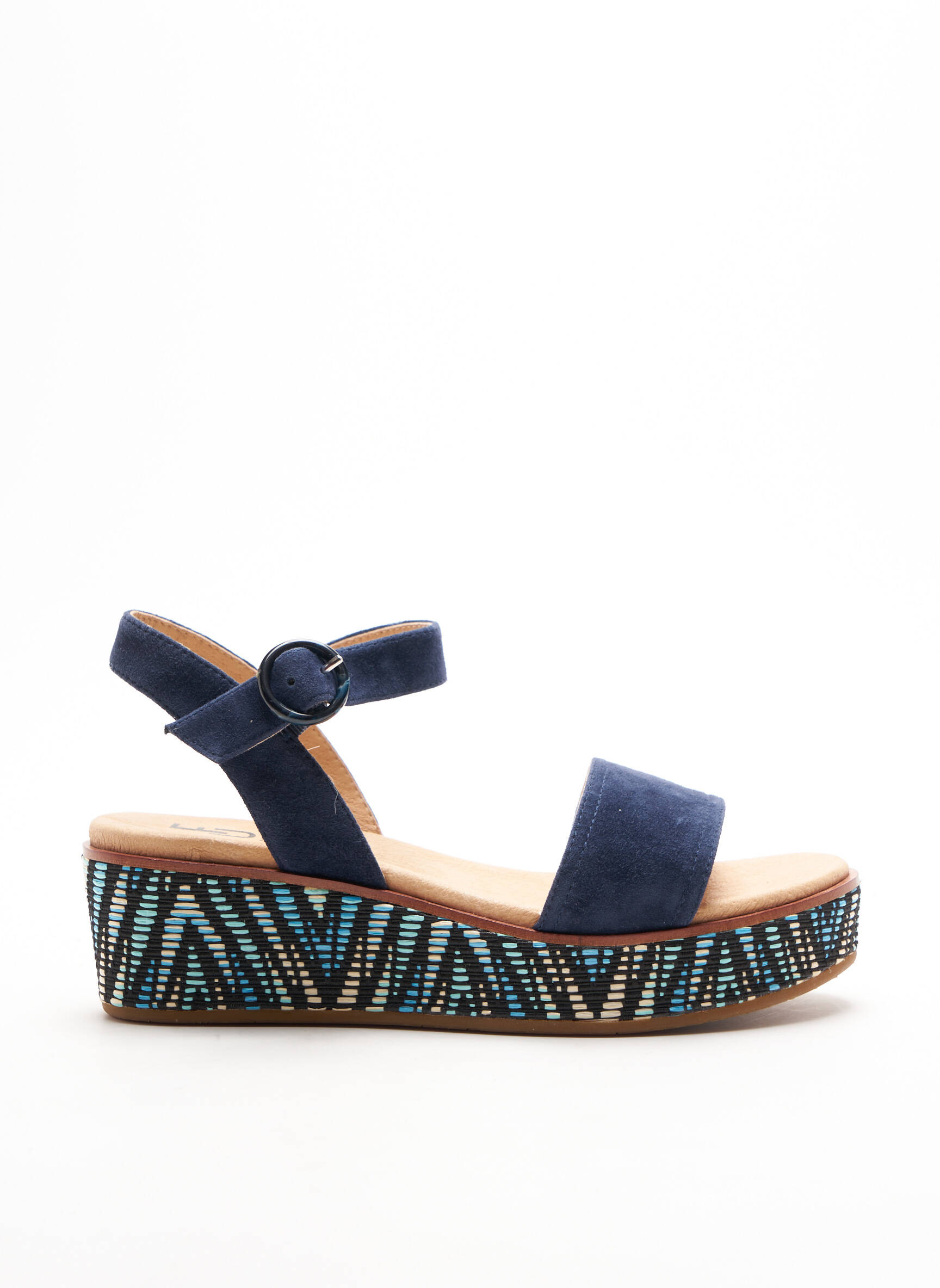 Fugitive By Francesco Rossi Sandales Nu Pieds Femme couleur bleu