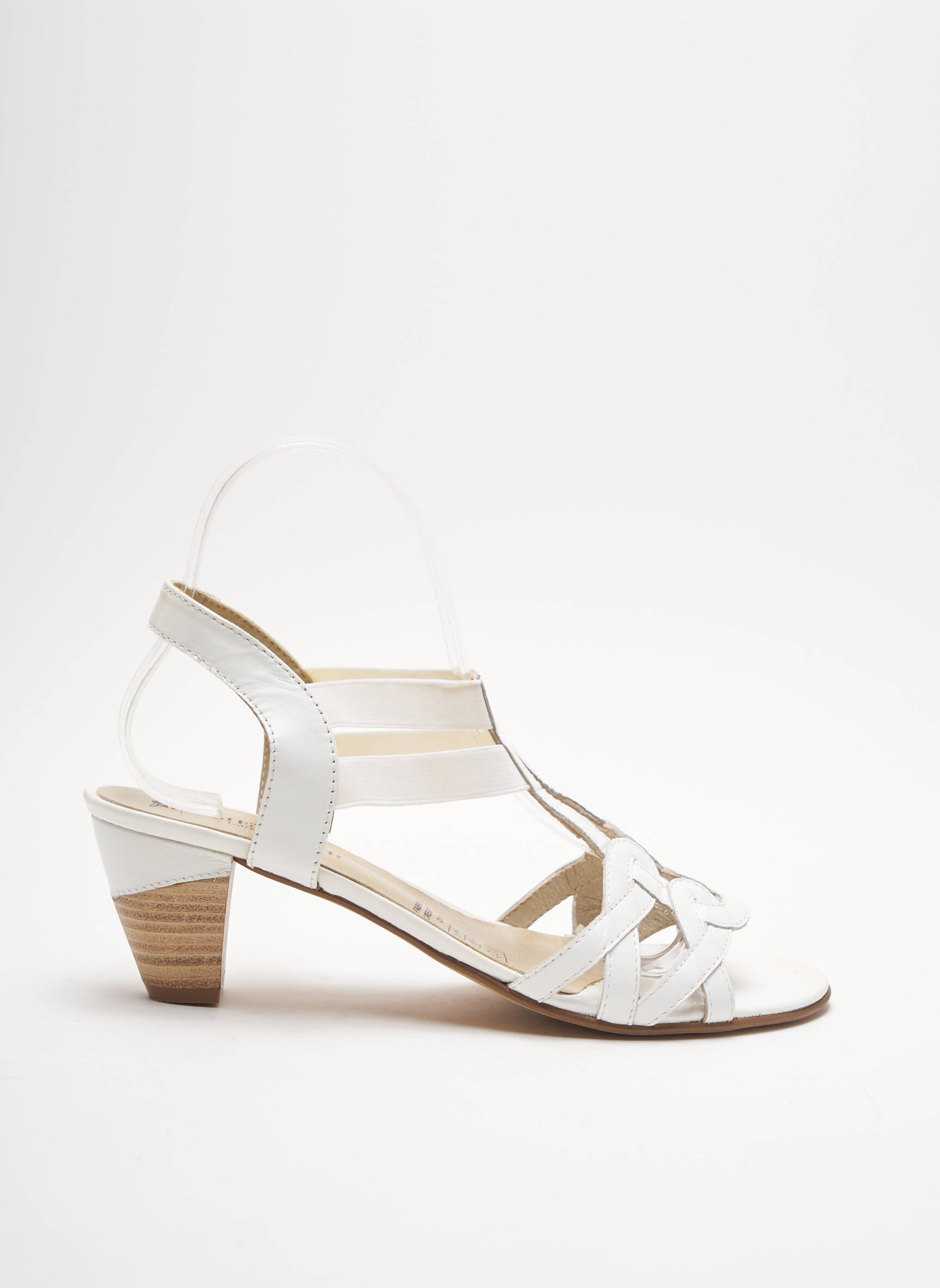 J Metayer Sandales Nu Pieds Femme couleur blanc