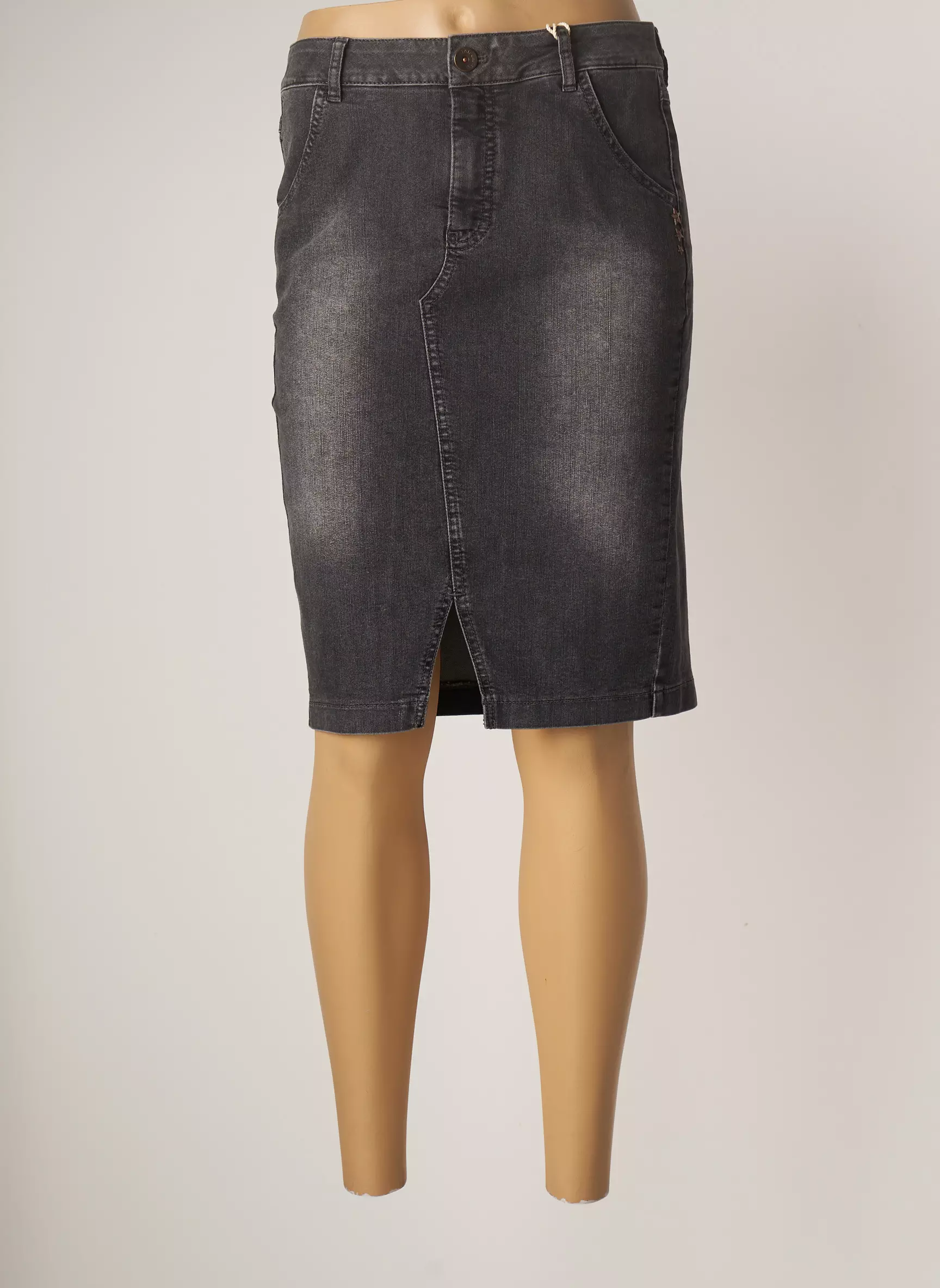 Taifun Jupes Mi Longues Femme couleur gris