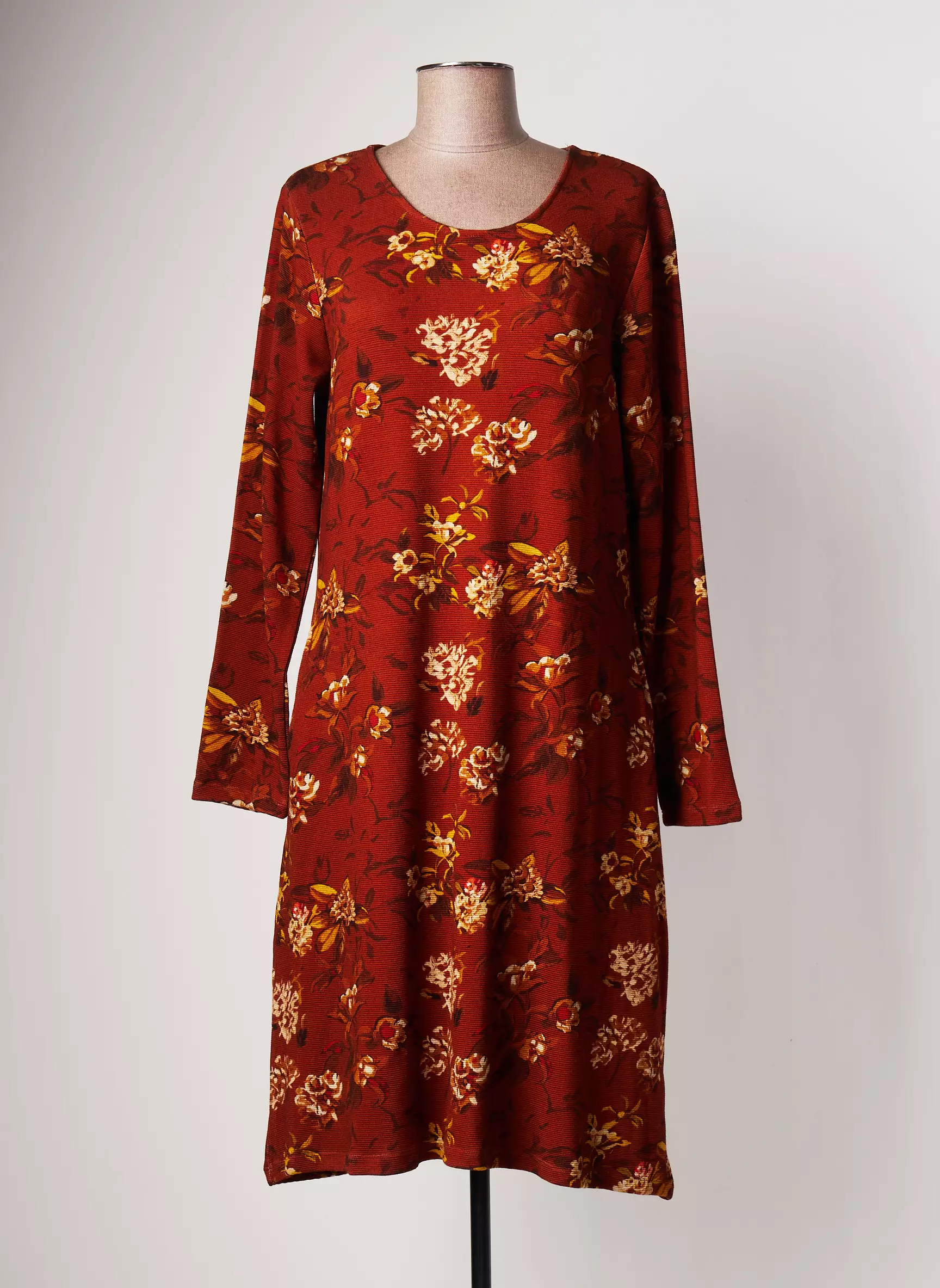 Agathe   Louise Robes Mi Longues Femme couleur marron