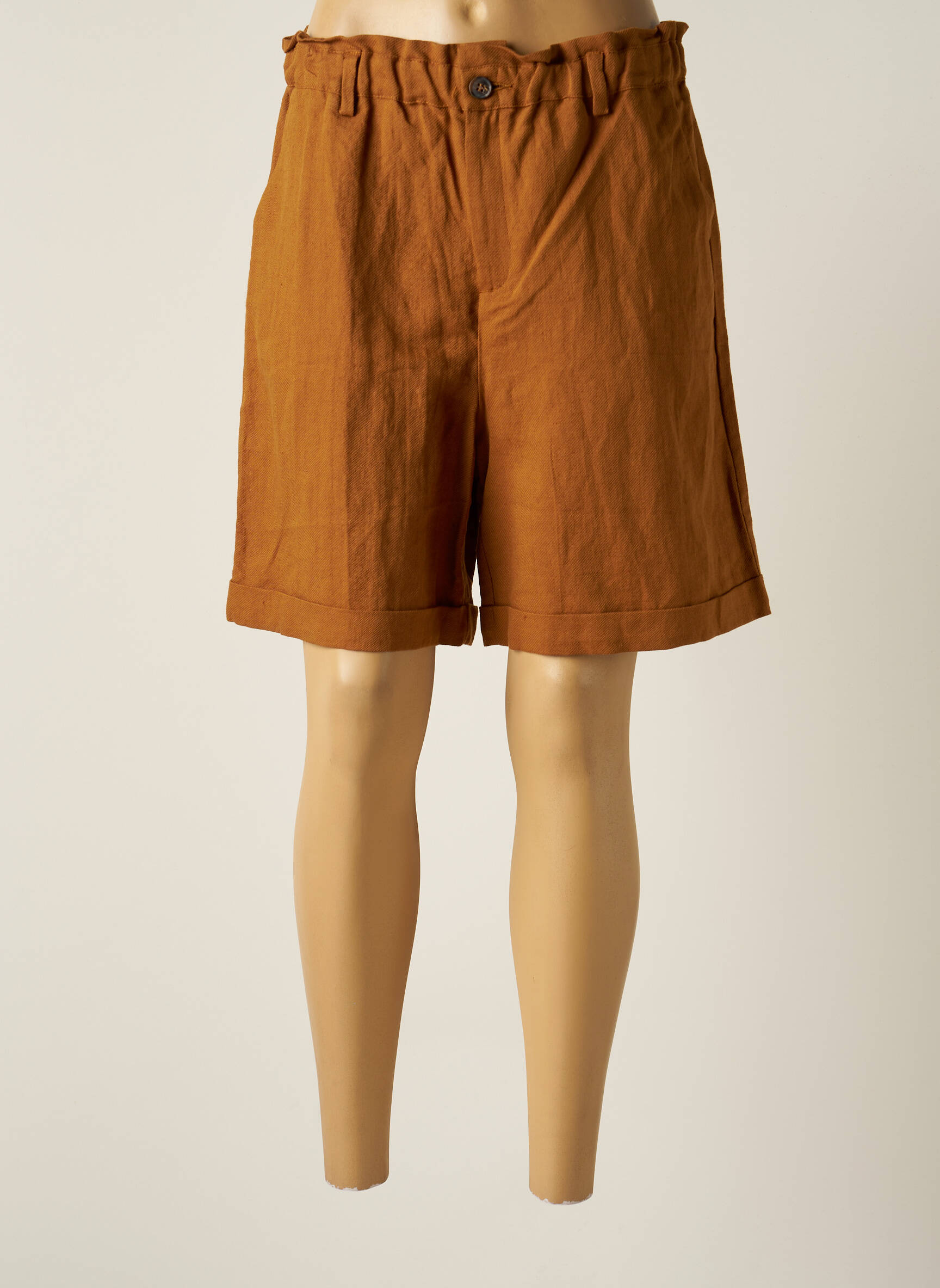 Day Off Bermudas Femme couleur marron