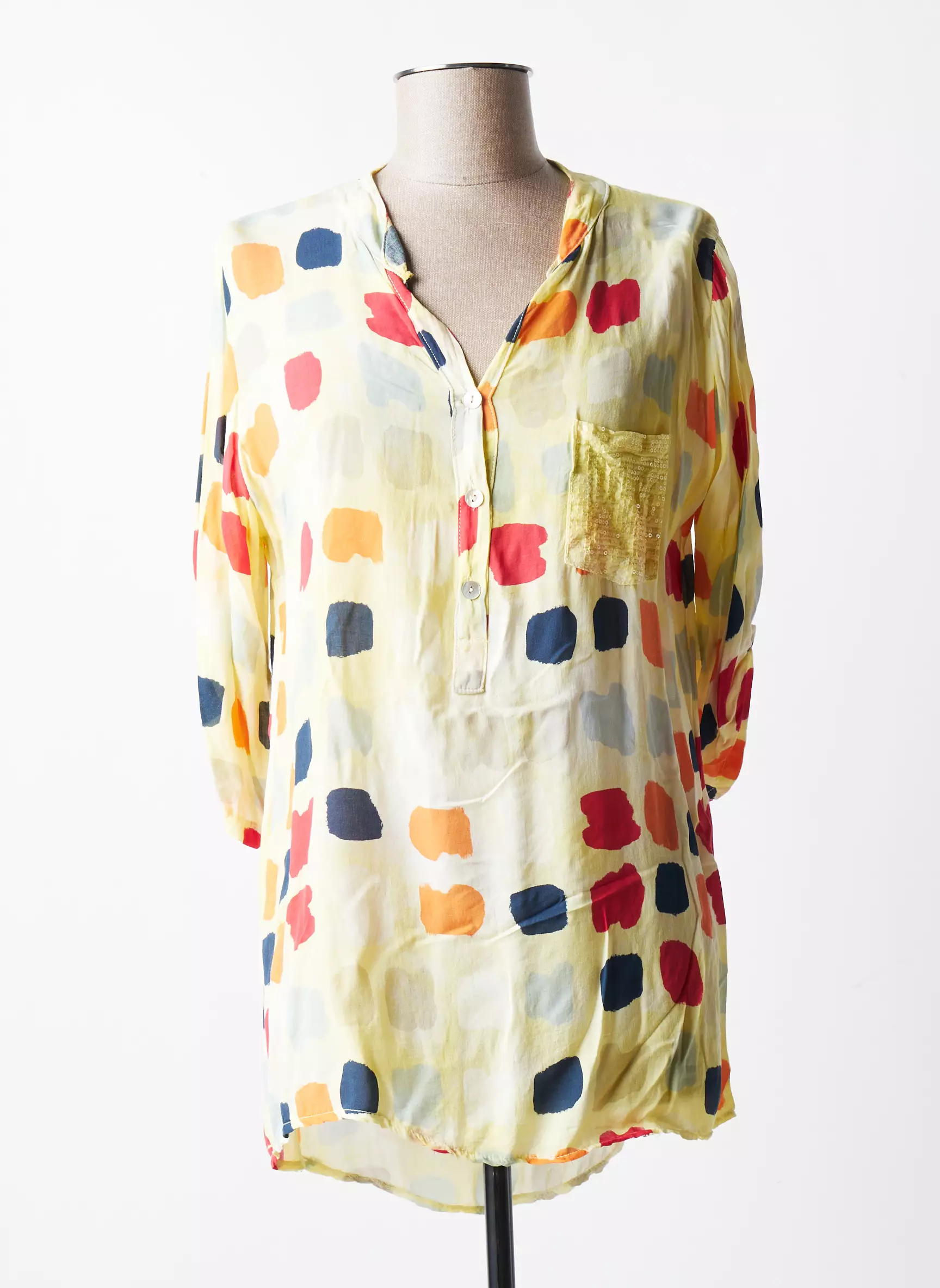 Quattro Blouses Femme couleur jaune