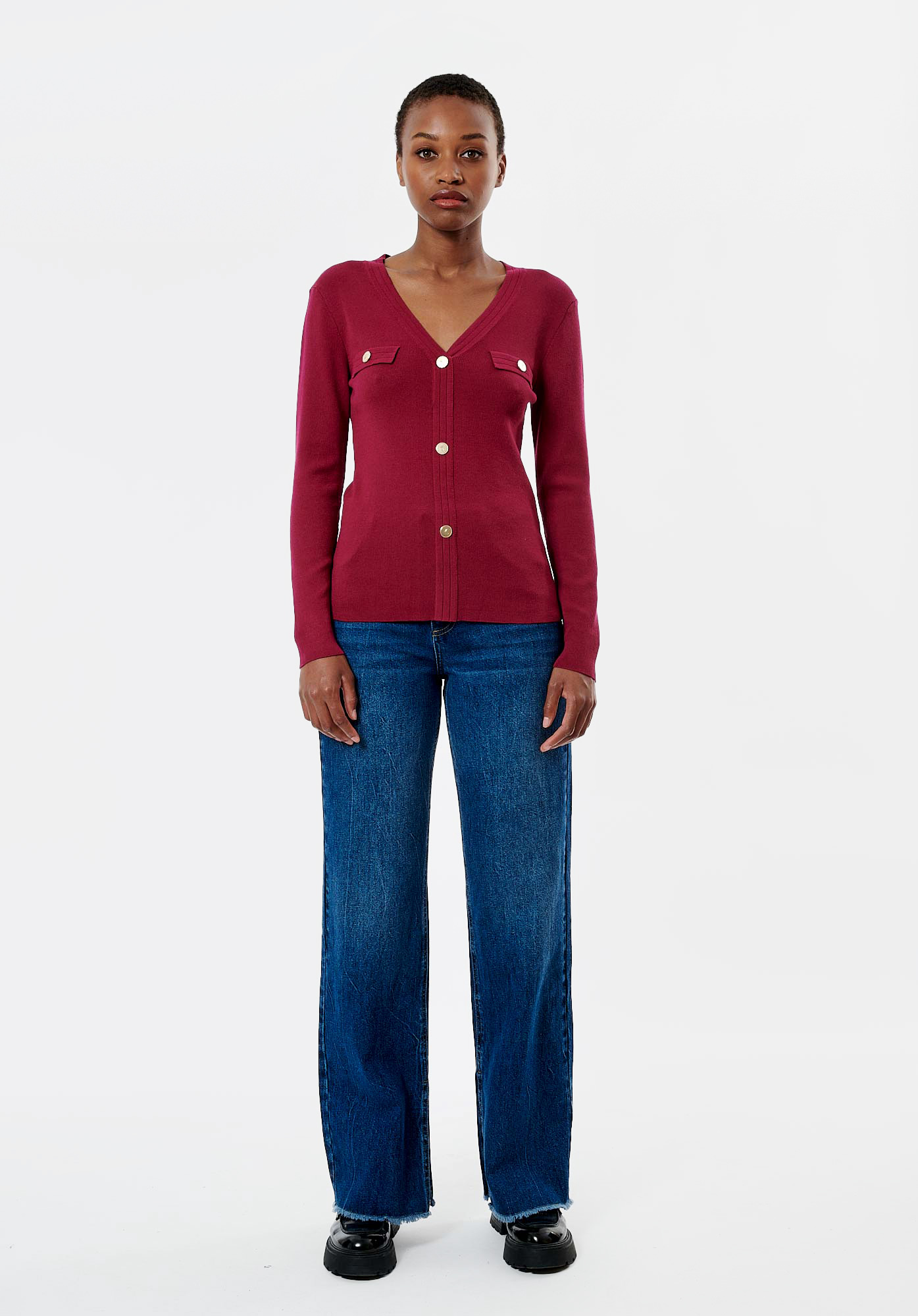 LUZ    Pull fuchsia femme