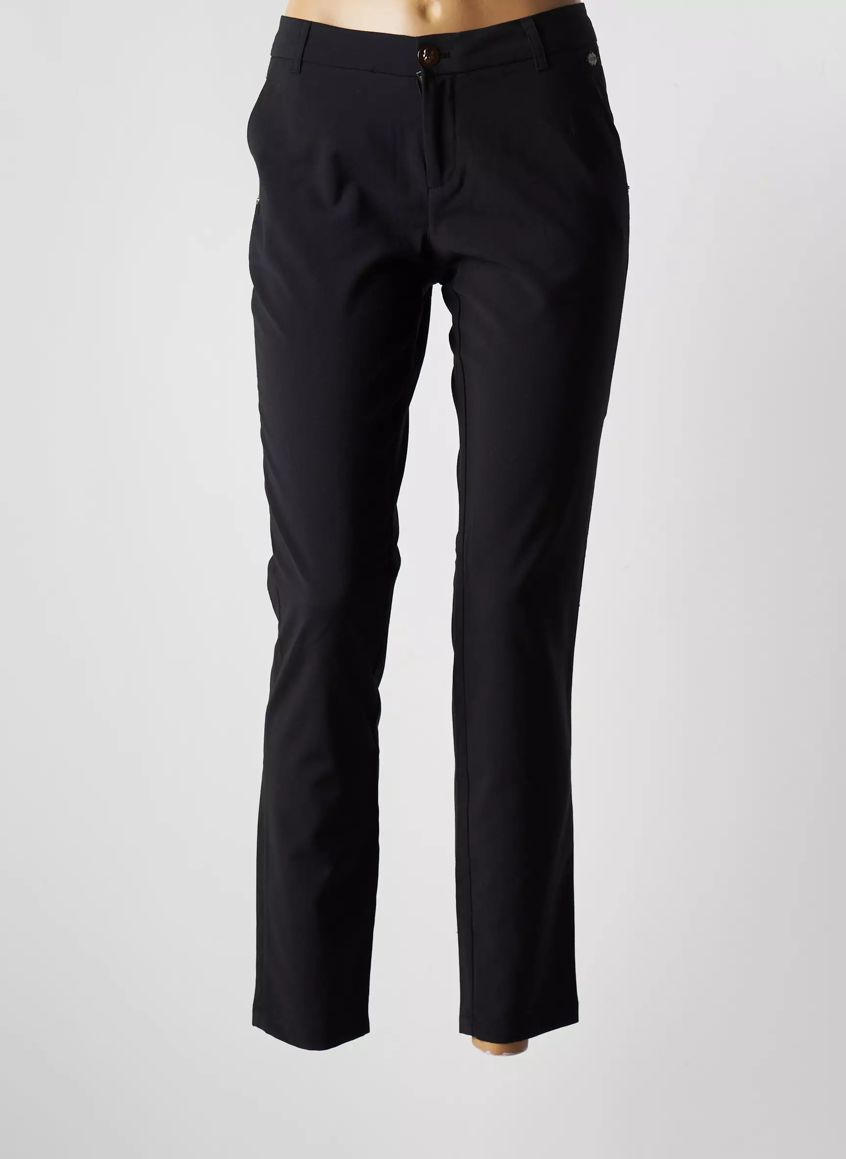 Ddp Pantalon7 8 Femme couleur gris