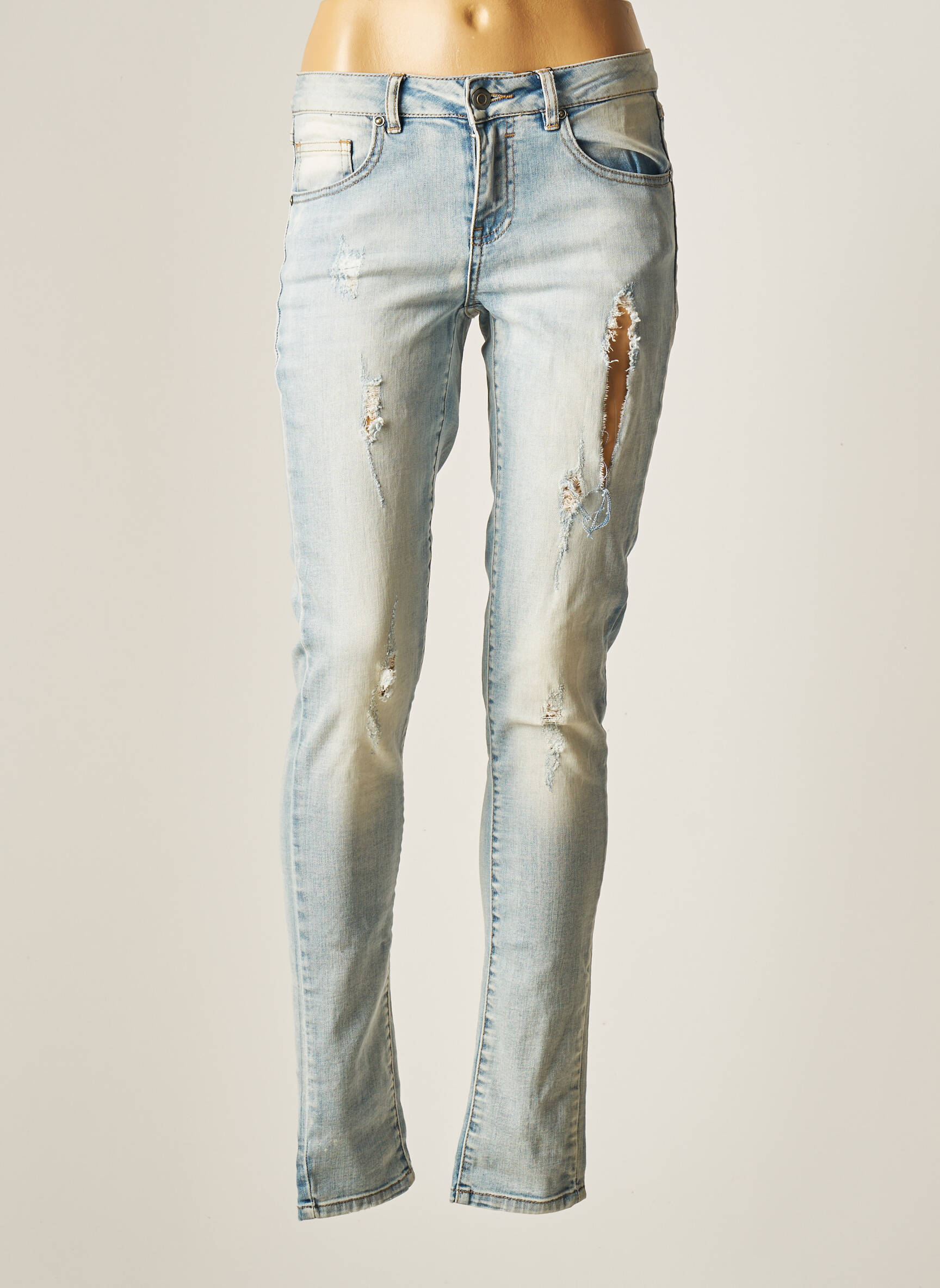 Vila Jeans Coupe Slim Femme couleur bleu