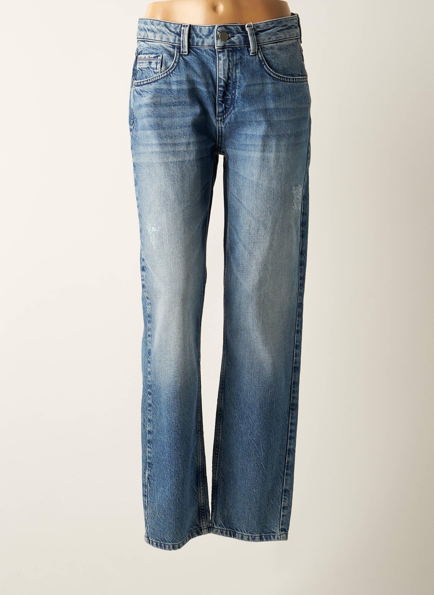 Mexx Jeans Coupe Droite Femme couleur bleu