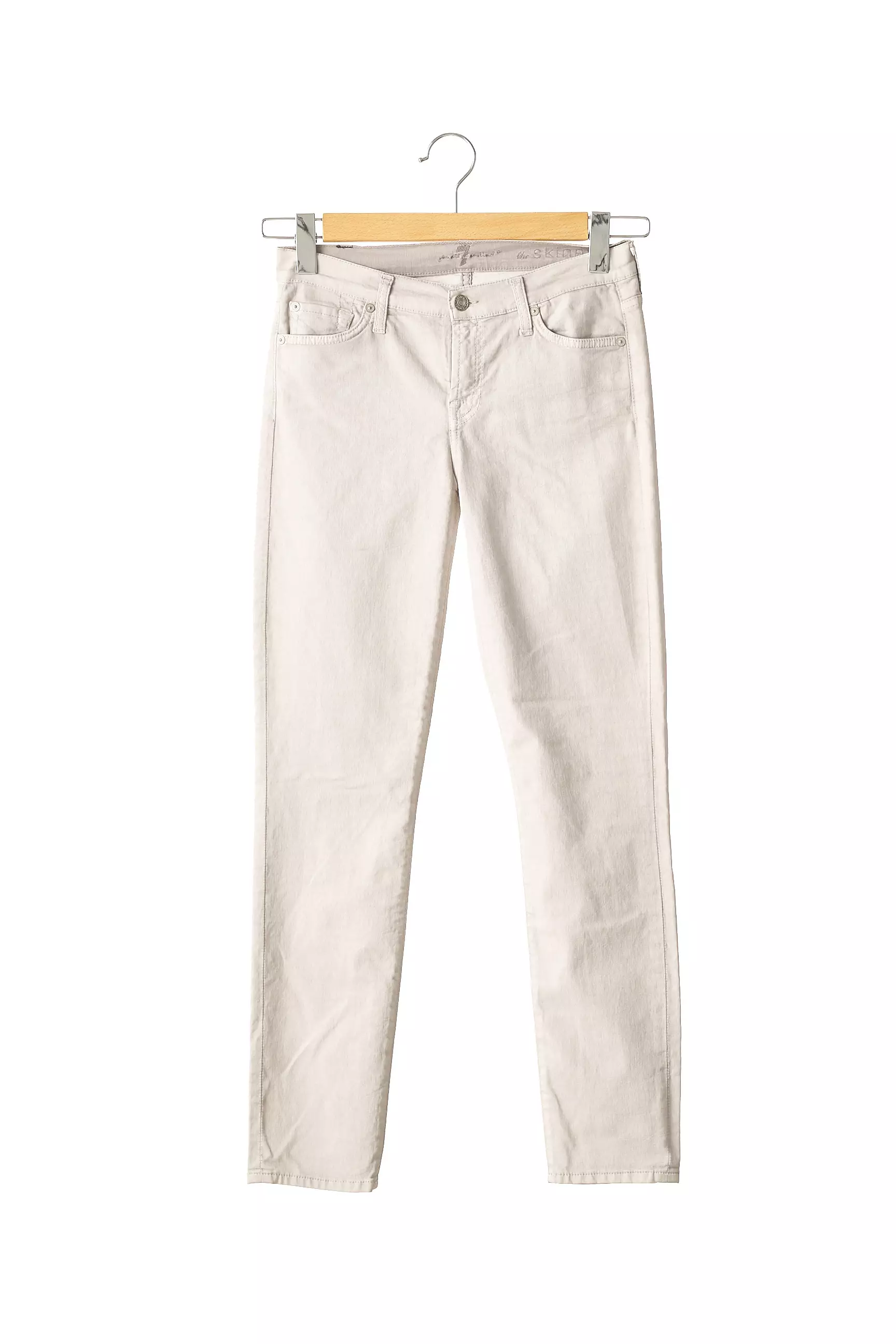 For All Mankind Pantalons Slim Femme couleur gris