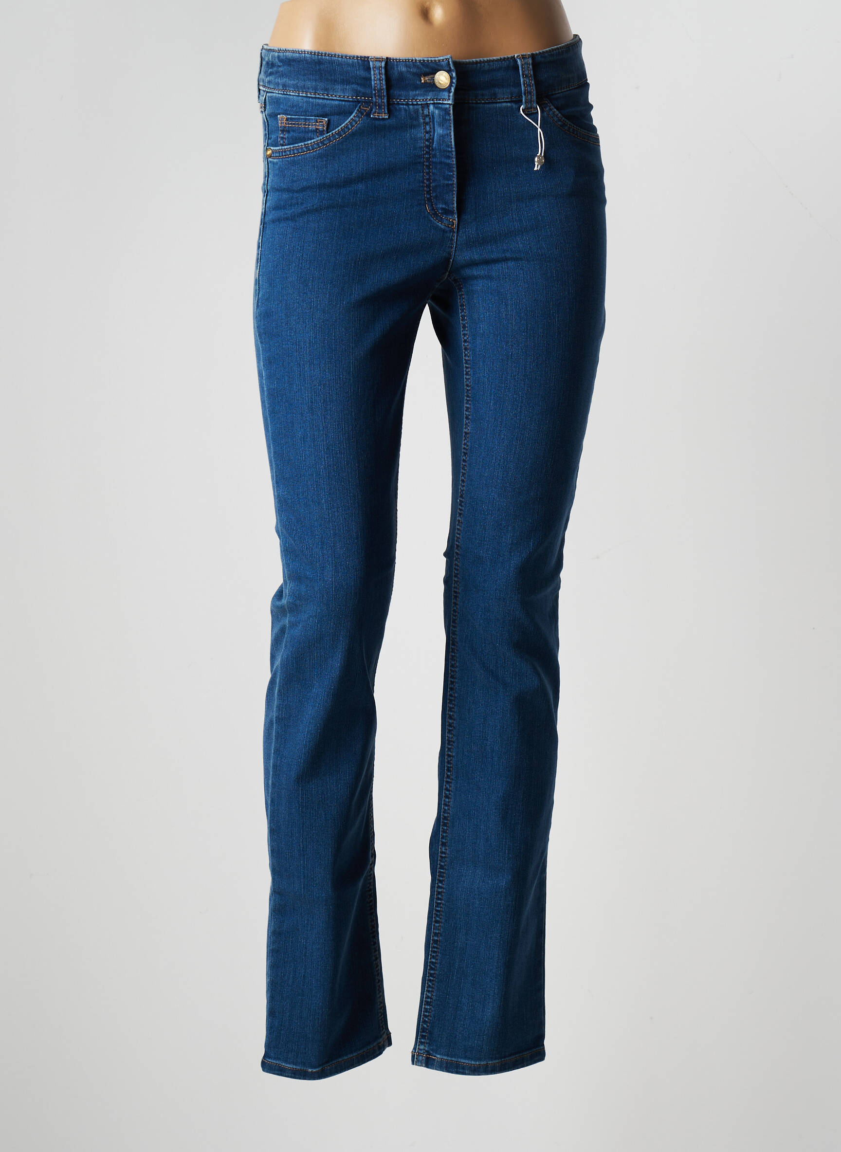 Gerry Weber Jeans Coupe Slim Femme couleur bleu